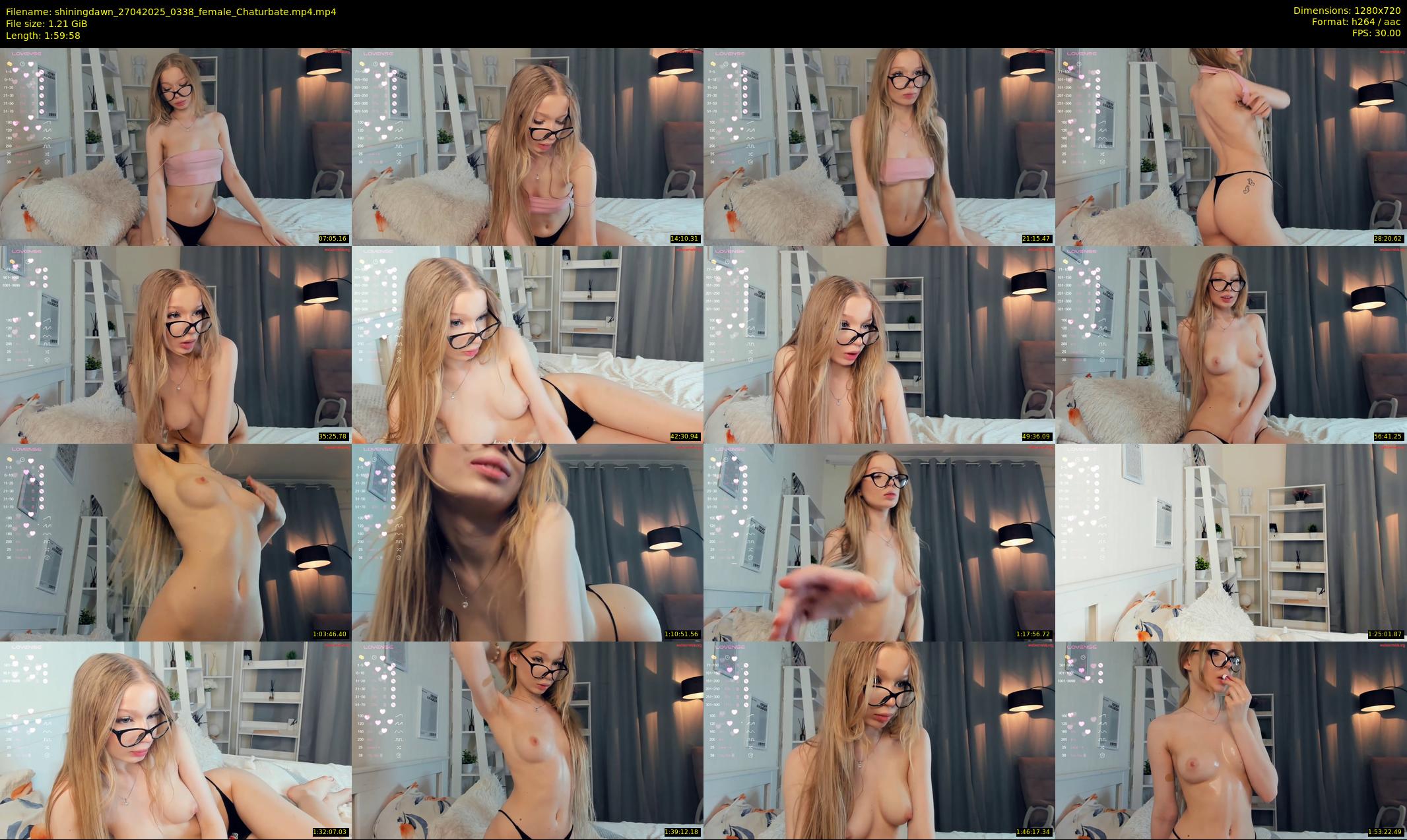 shiningdawn — 120 minute Chaturbate female cam show recording, 720p, Apr 27, 2025