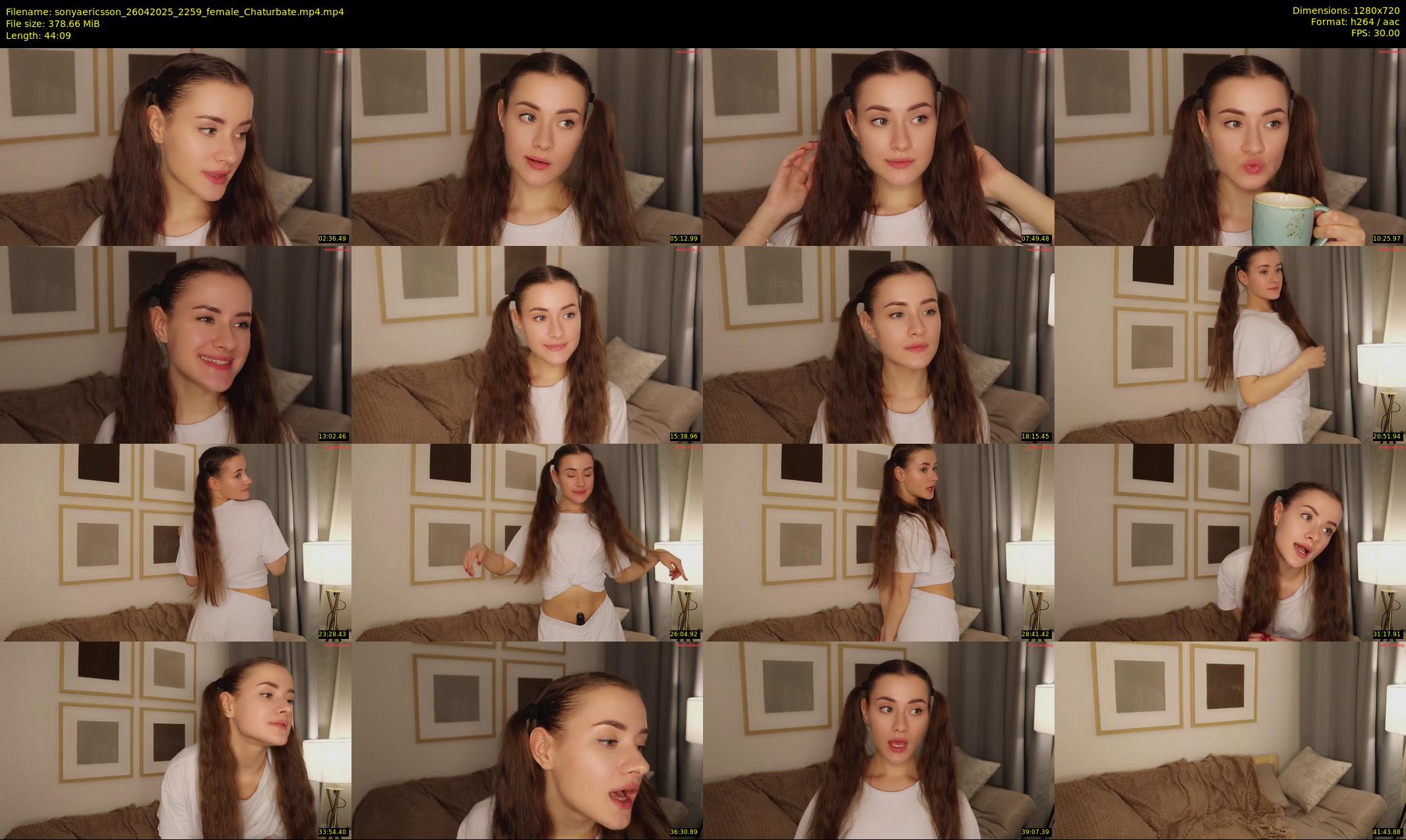sonyaericsson — 45 minute Chaturbate female cam show recording, 720p, Apr 26, 2025