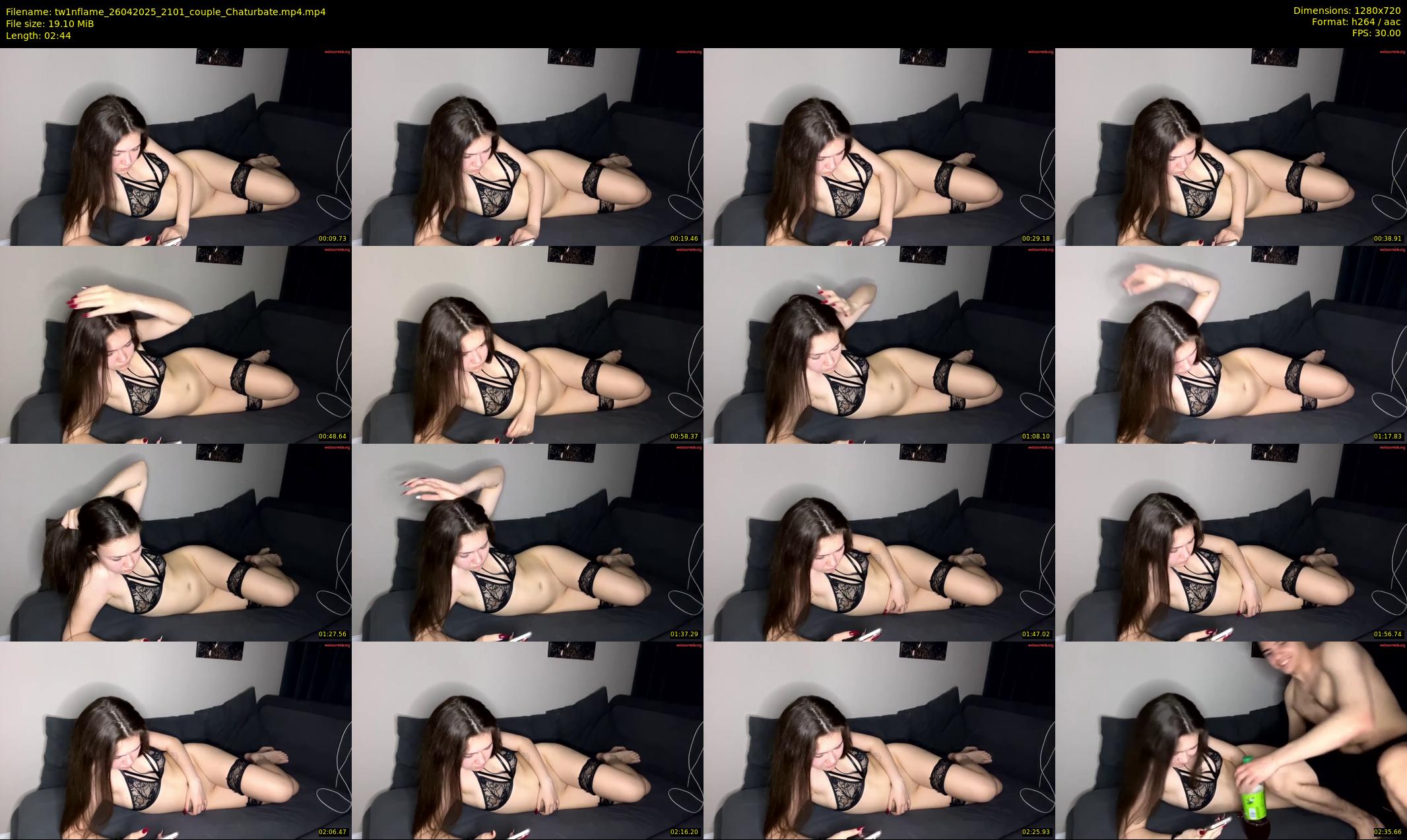 tw1nflame — 3 minute Chaturbate couple cam show recording, 720p, Apr 26, 2025