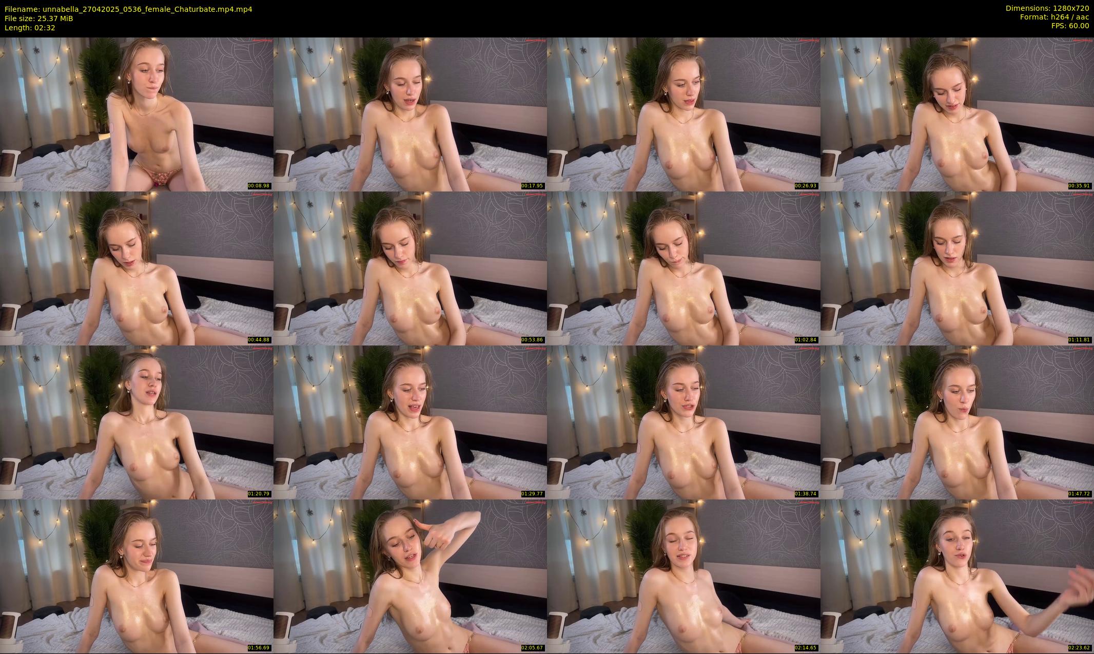 unnabella — 3 minute Chaturbate female cam show recording, 720p, Apr 27, 2025