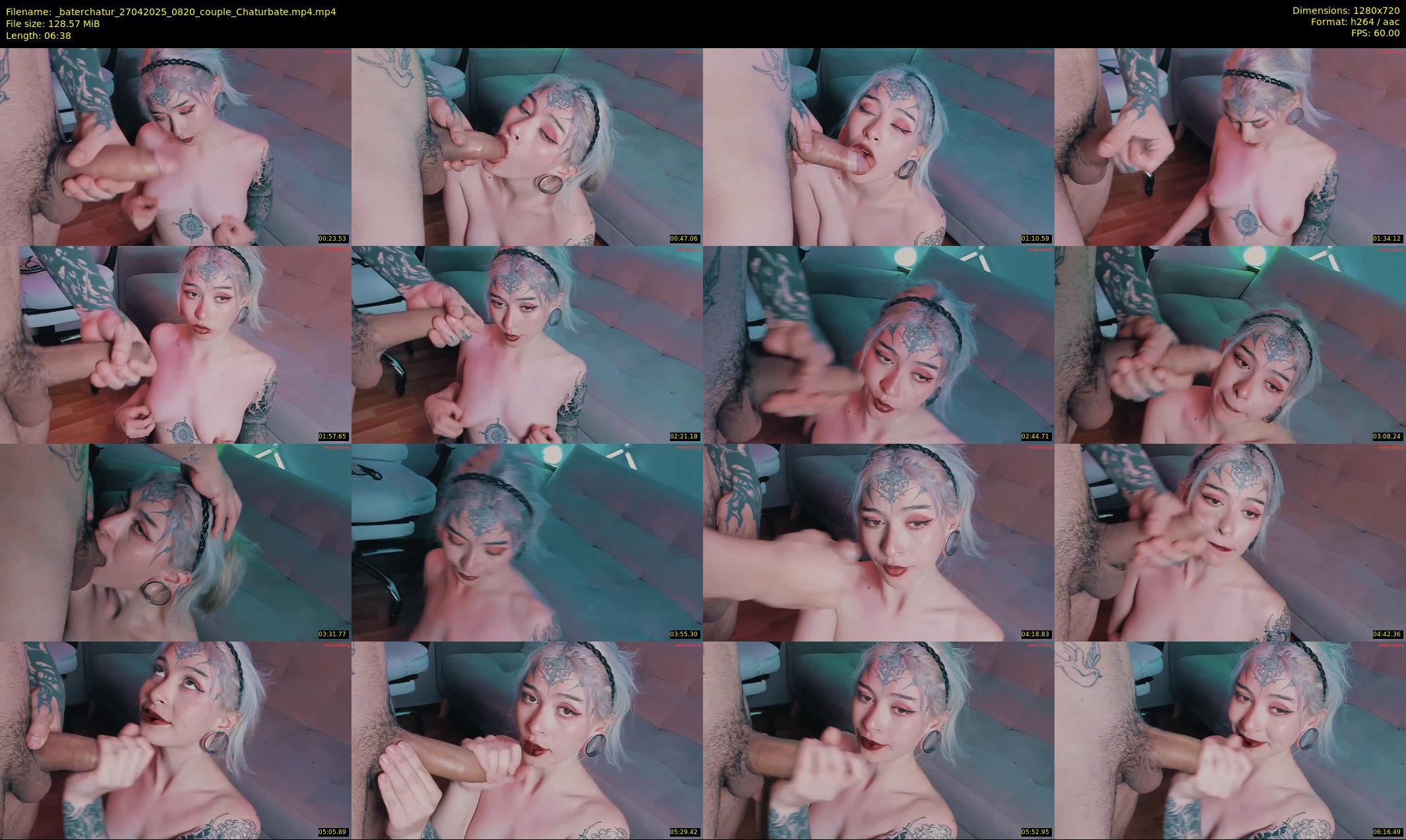 _baterchatur — 7 minute Chaturbate couple cam show recording, 720p, Apr 27, 2025