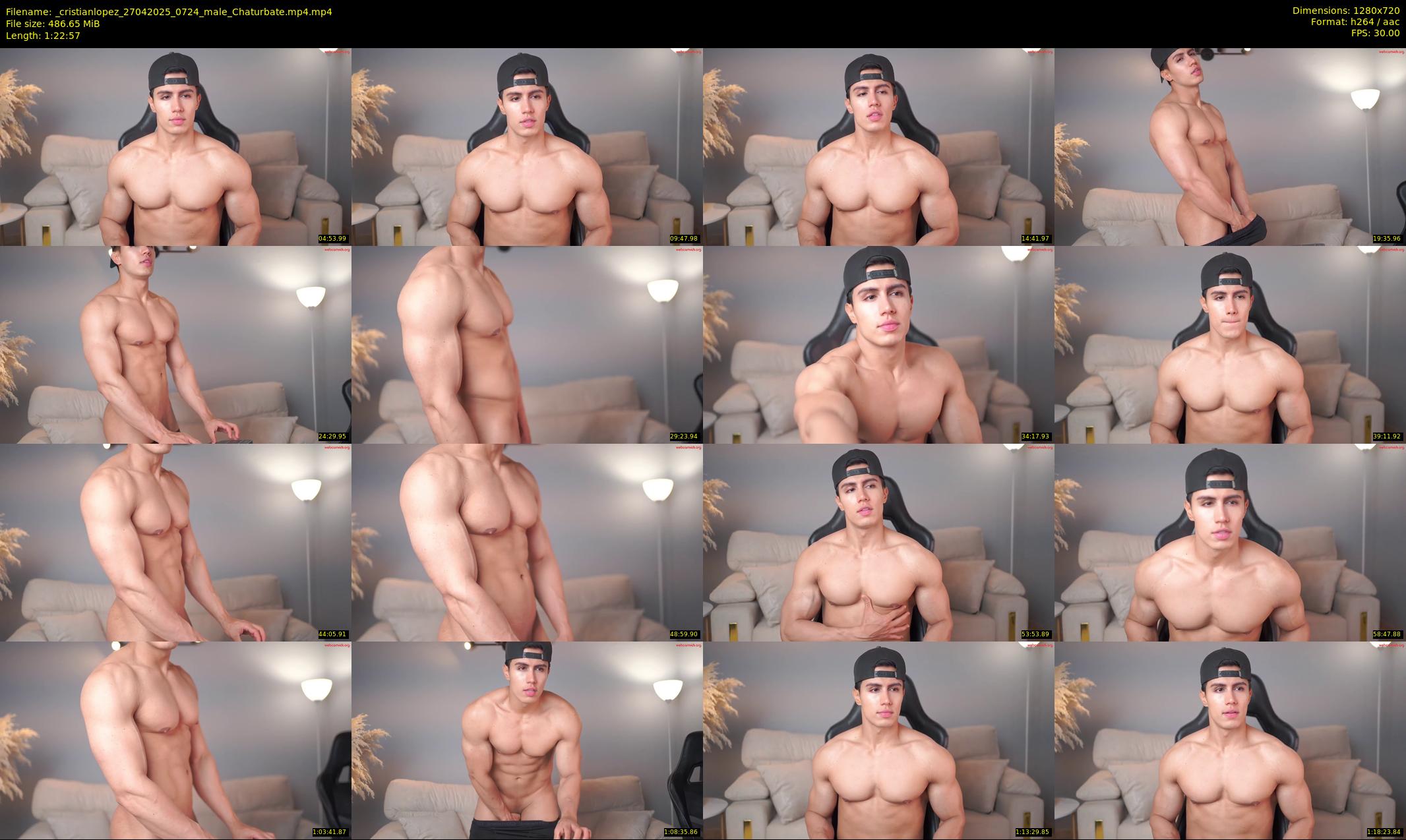 _cristianlopez — 83 minute Chaturbate male cam show recording, 720p, Apr 27, 2025