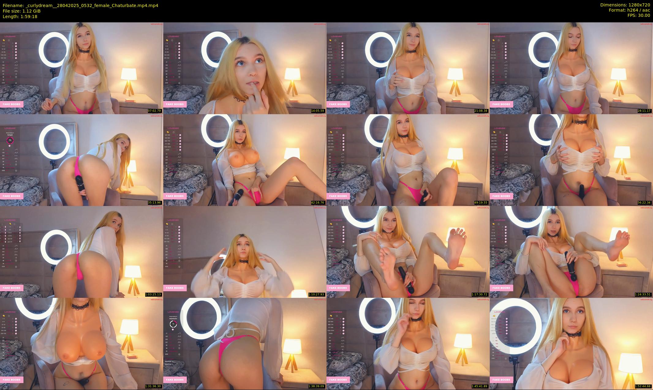 _curlydream_ — 120 minute Chaturbate female cam show recording, 720p, Apr 28, 2025