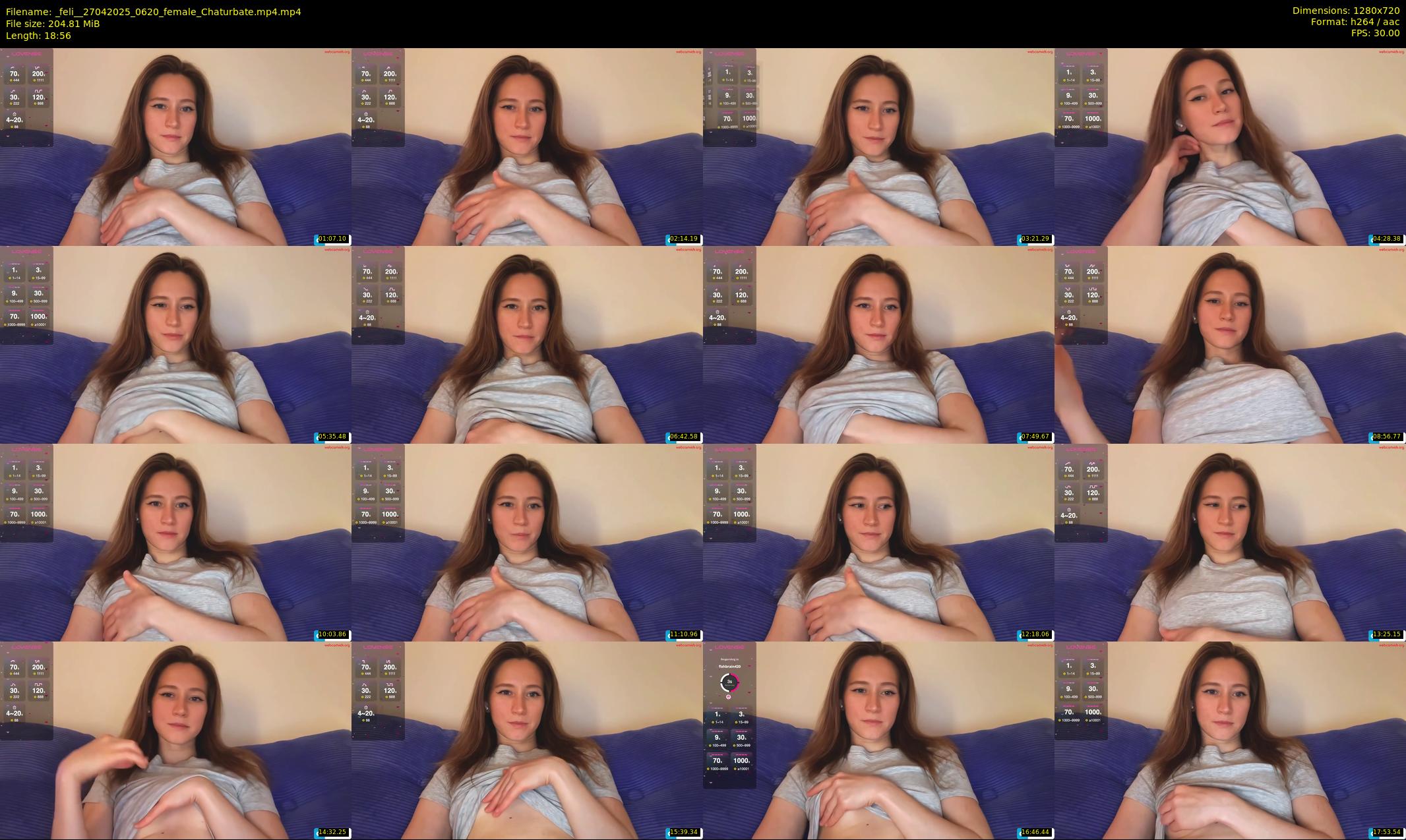 _feli_ — 19 minute Chaturbate female cam show recording, 720p, Apr 27, 2025
