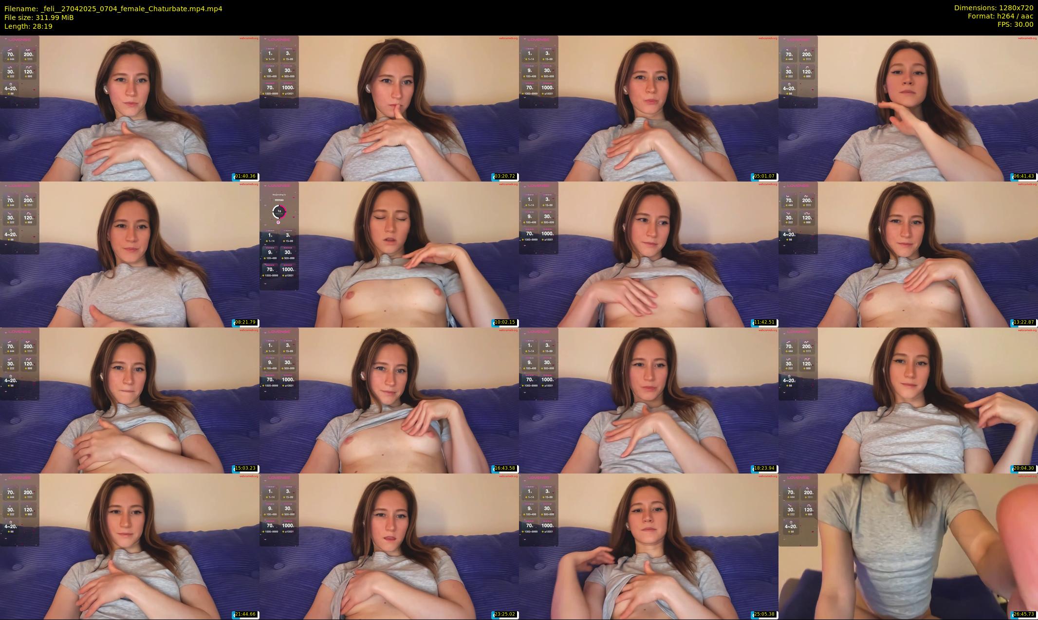 _feli_ — 29 minute Chaturbate female cam show recording, 720p, Apr 27, 2025