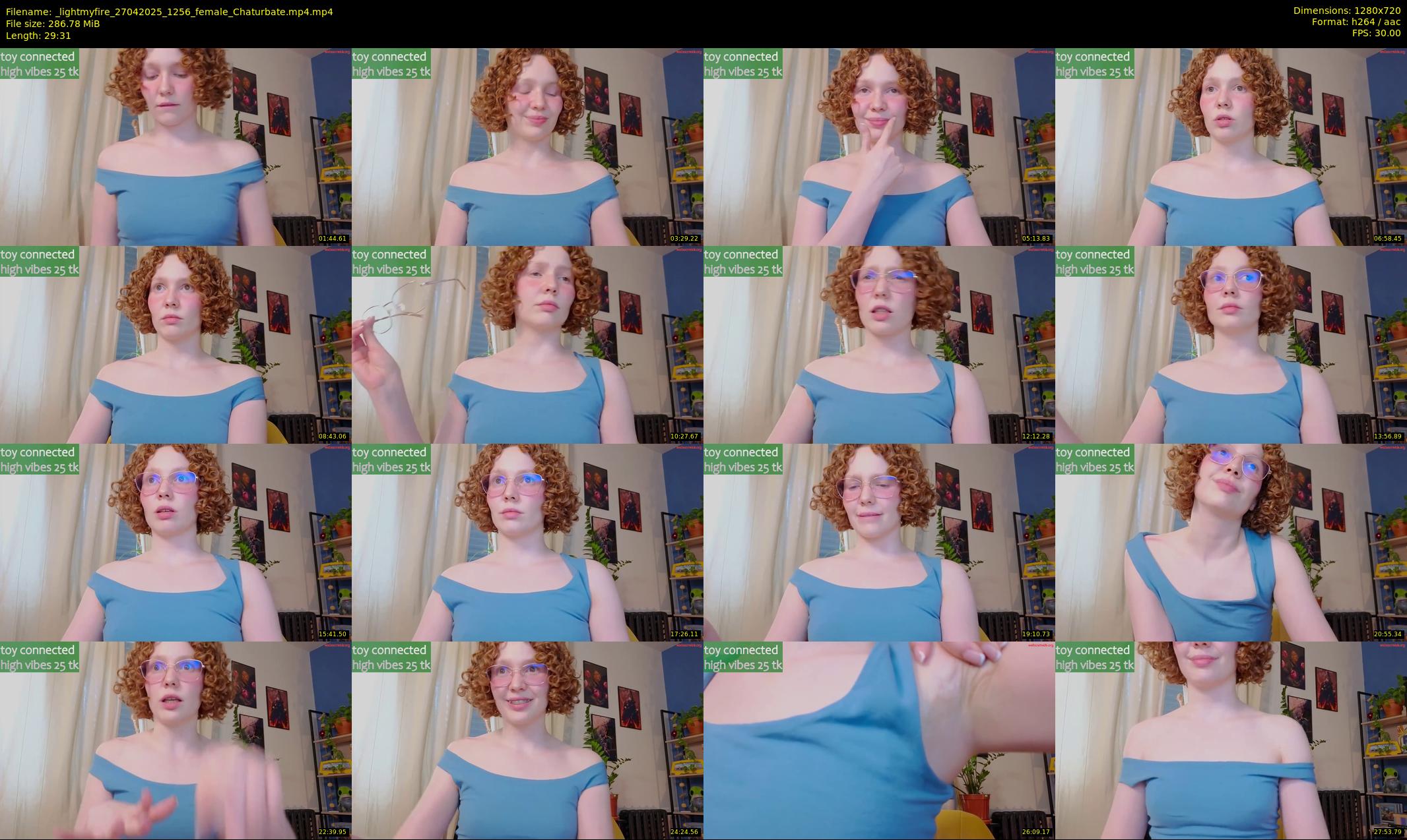 _lightmyfire — 30 minute Chaturbate female cam show recording, 720p, Apr 27, 2025