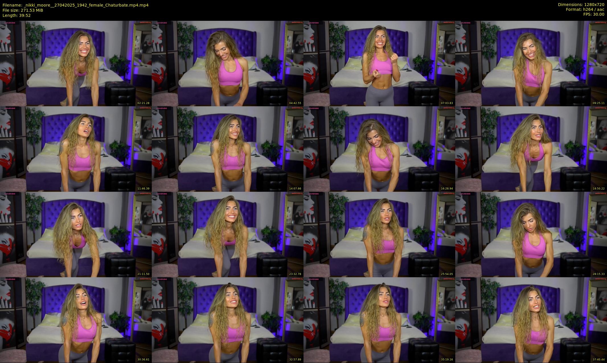 _nikki_moore_ — 40 minute Chaturbate female cam show recording, 720p, Apr 27, 2025