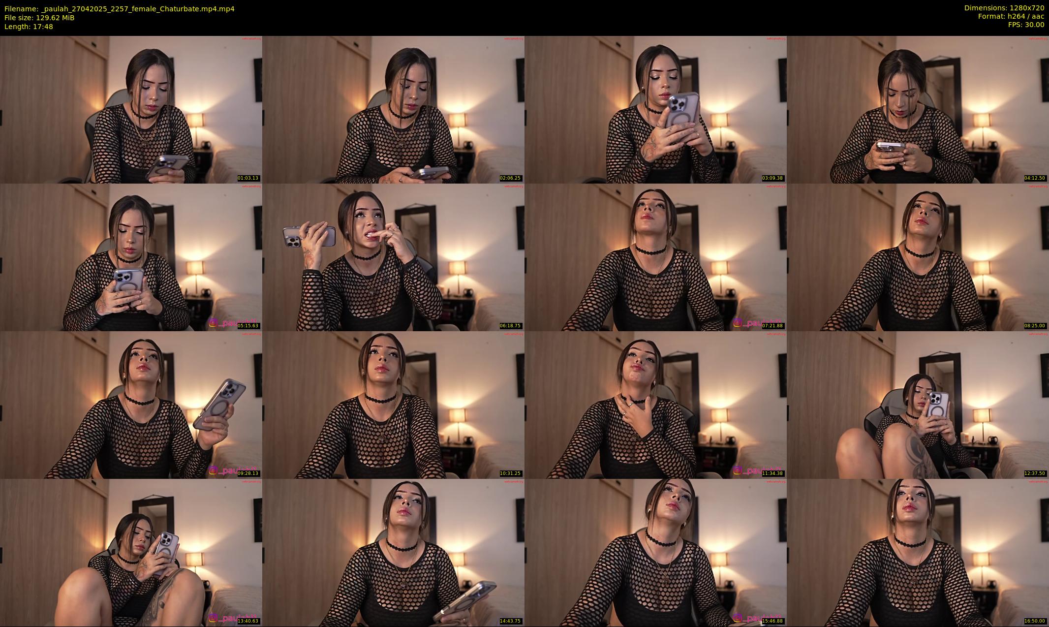 _paulah — 18 minute Chaturbate female cam show recording, 720p, Apr 27, 2025