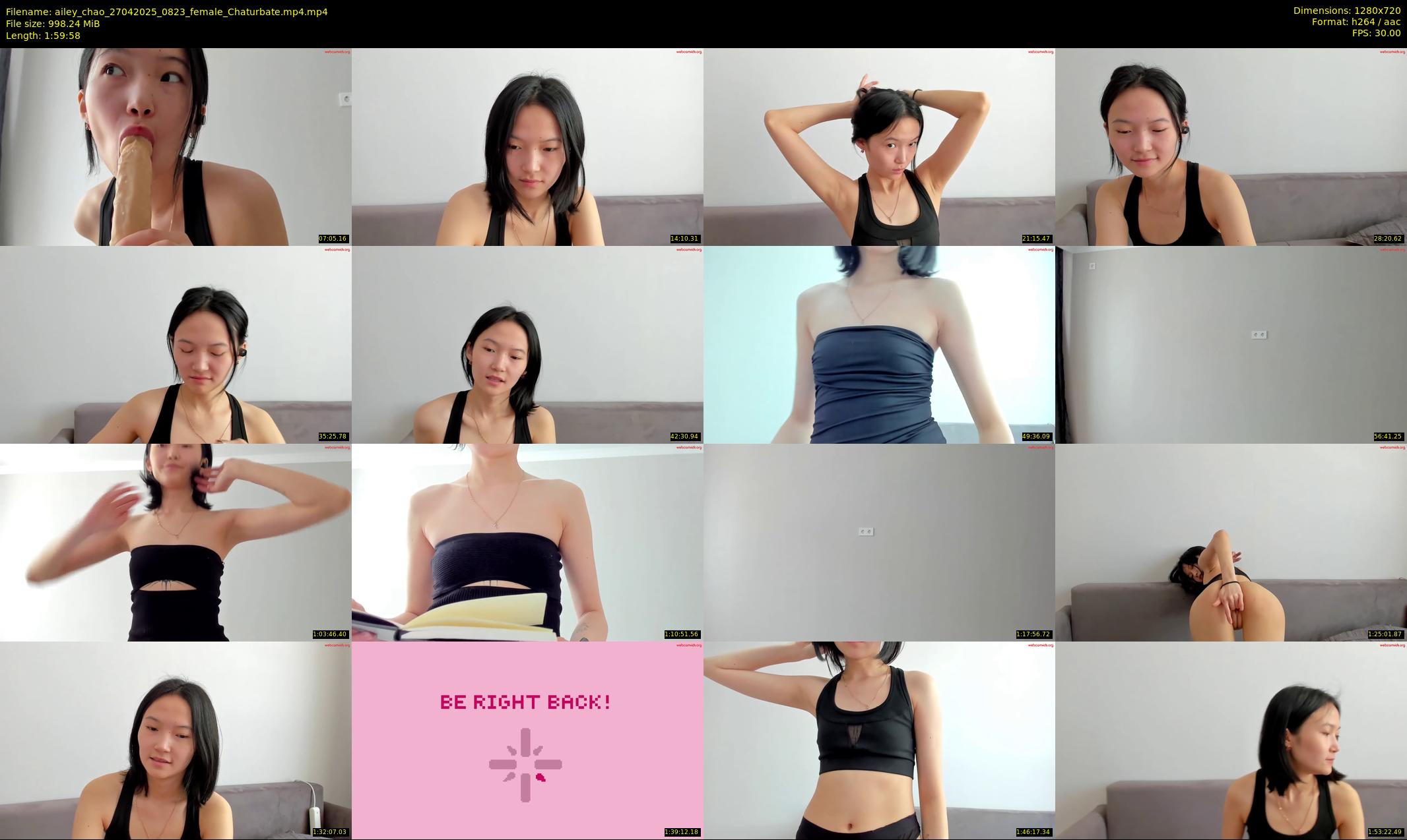 ailey_chao — 120 minute Chaturbate female cam show recording, 720p, Apr 27, 2025