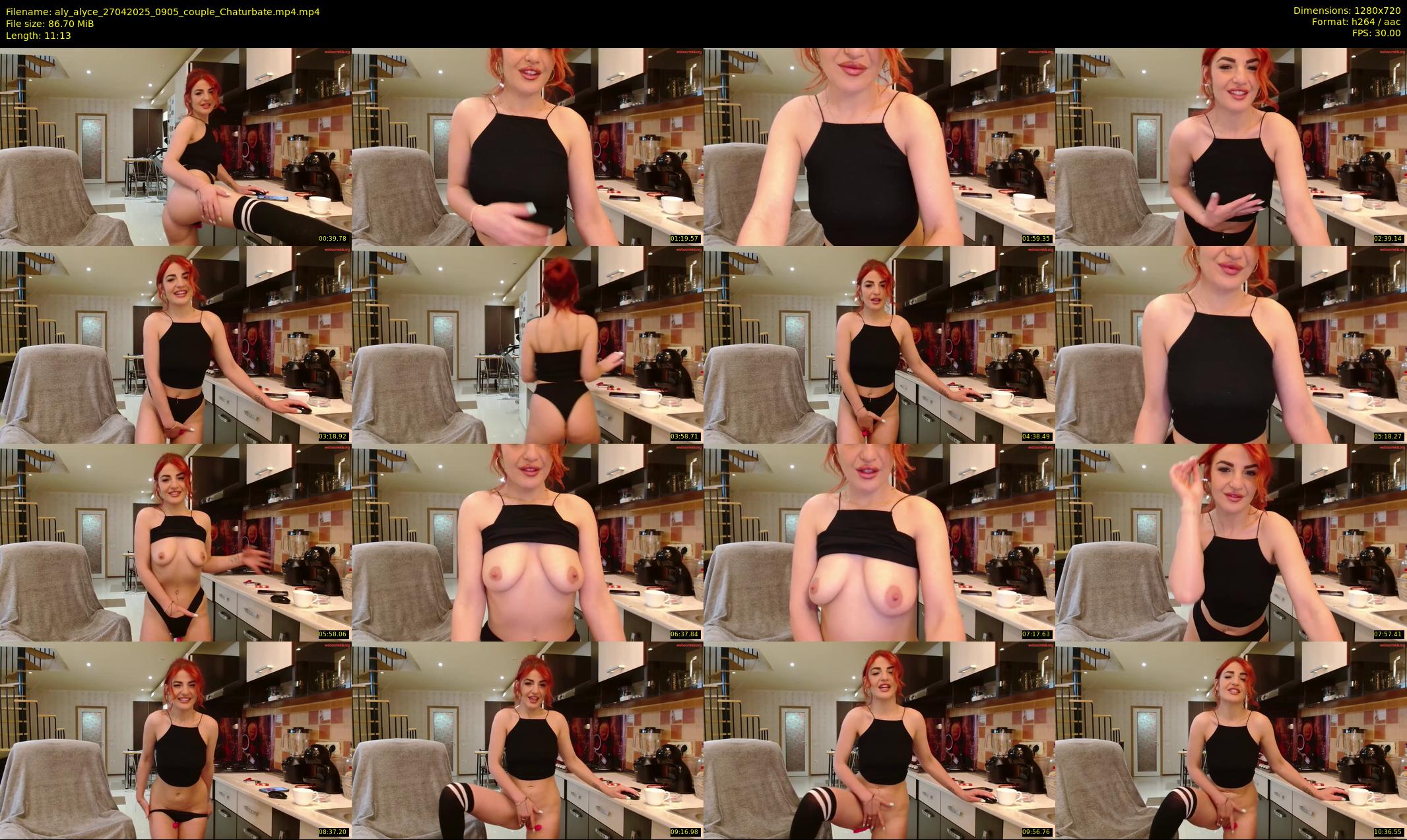 aly_alyce — 12 minute Chaturbate female cam show recording, 720p, Apr 27, 2025