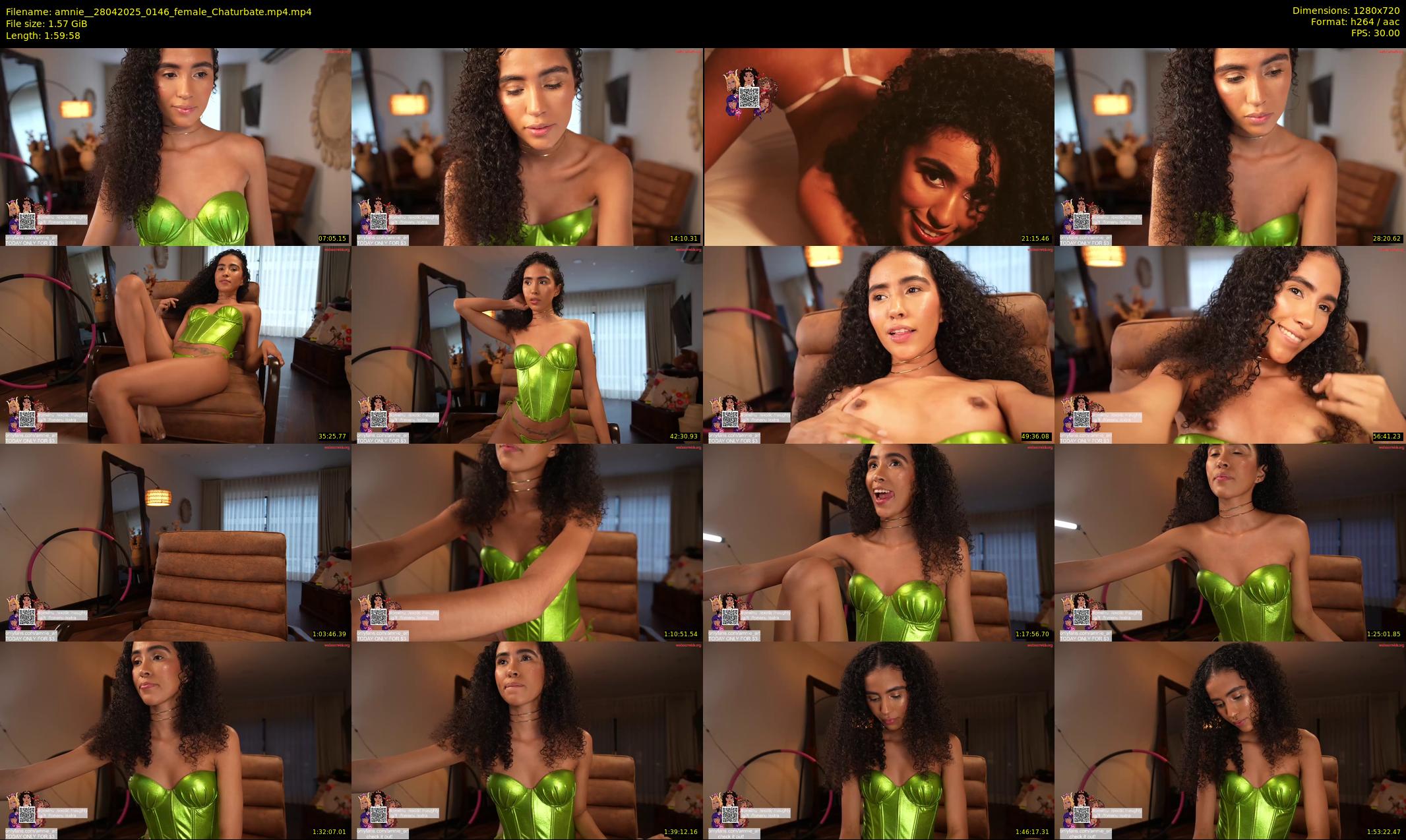 amnie_ — 120 minute Chaturbate female cam show recording, 720p, Apr 28, 2025