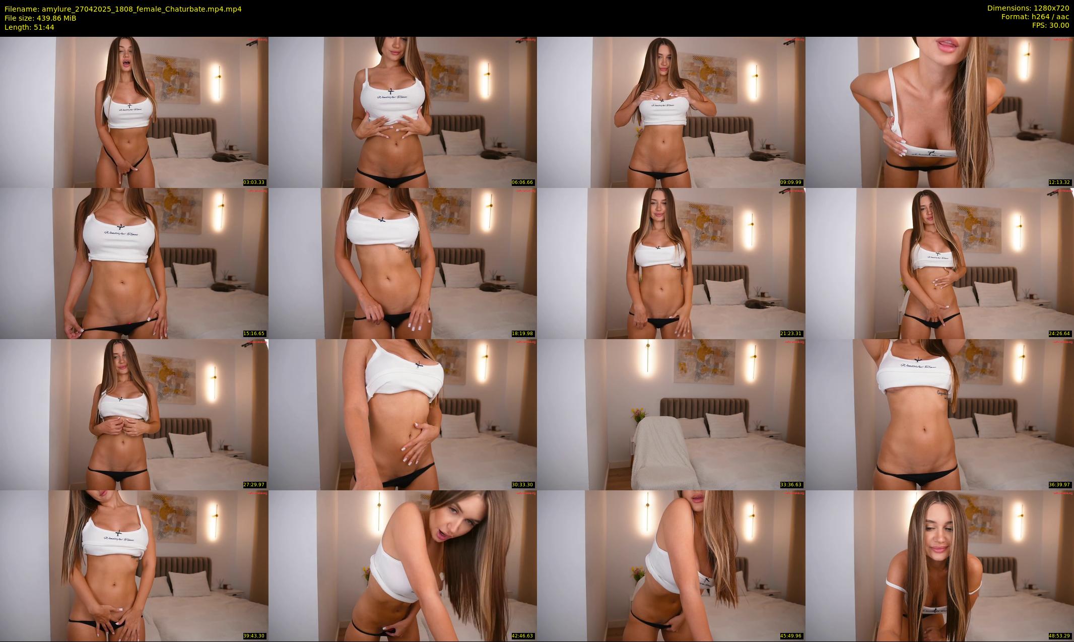amylure — 52 minute Chaturbate female cam show recording, 720p, Apr 27, 2025