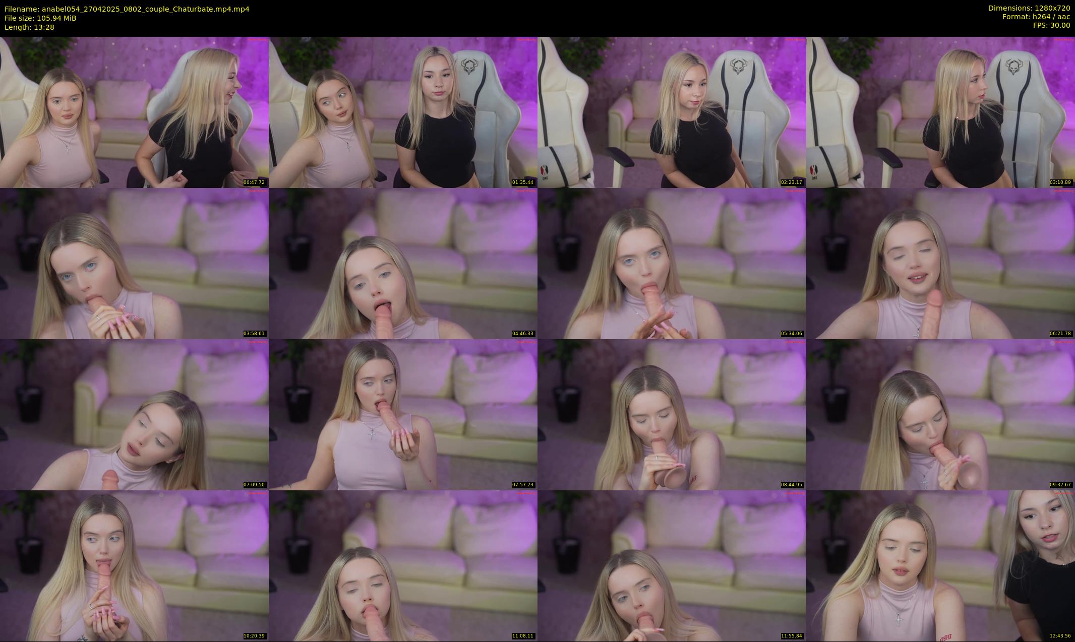 anabel054 — 14 minute Chaturbate female cam show recording, 720p, Apr 27, 2025