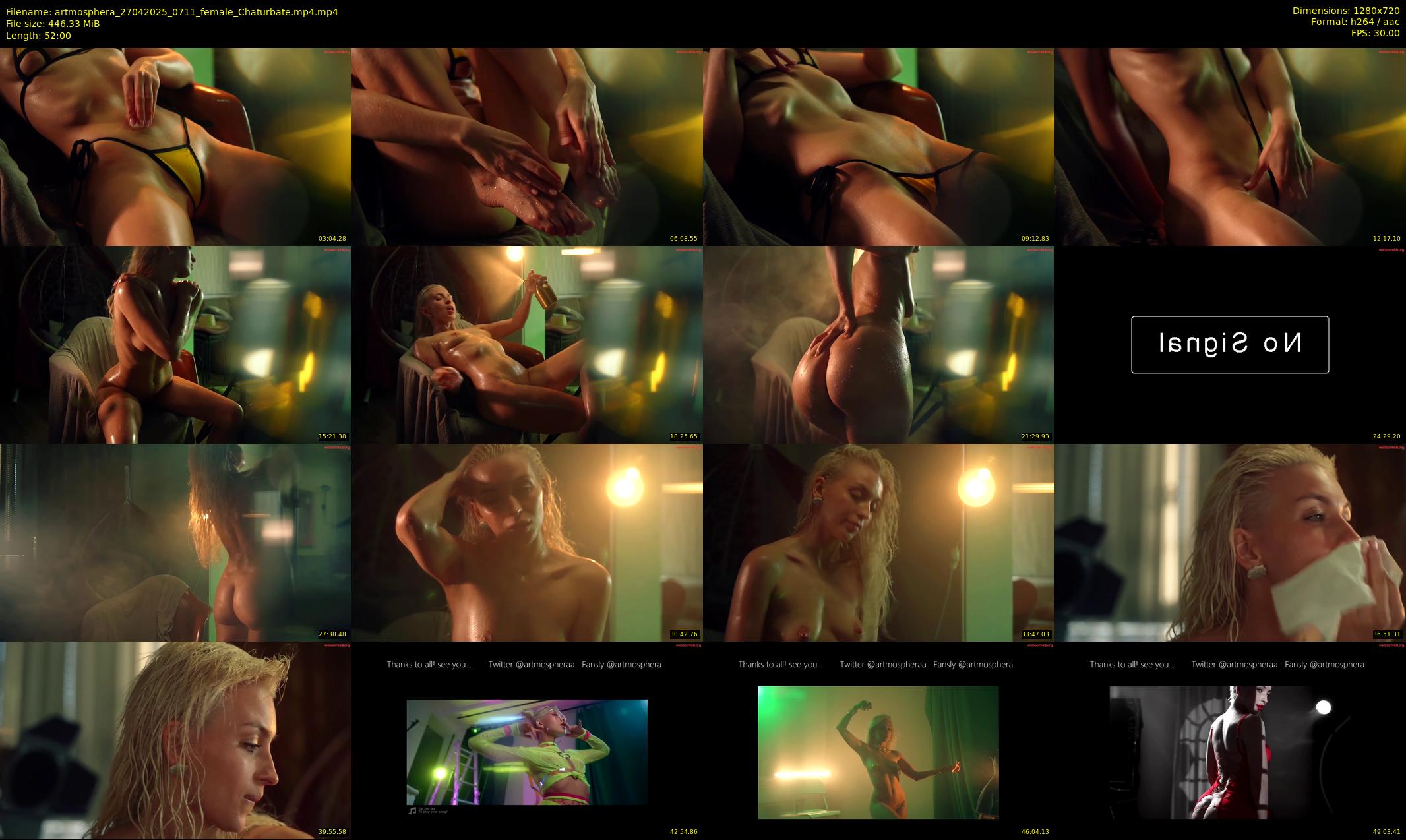artmosphera — 52 minute Chaturbate female cam show recording, 720p, Apr 27, 2025