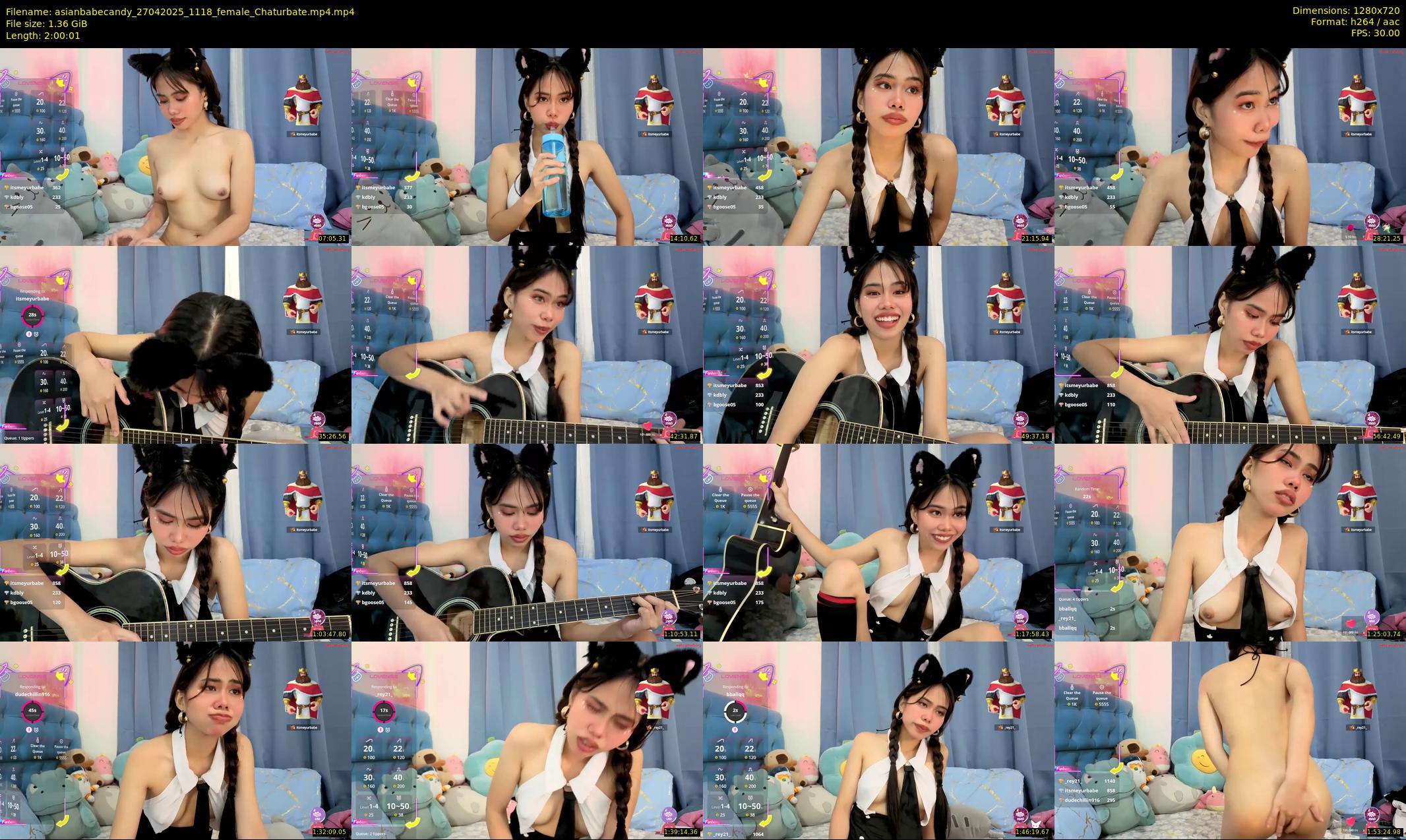 asianbabecandy — 121 minute Chaturbate female cam show recording, 720p, Apr 27, 2025