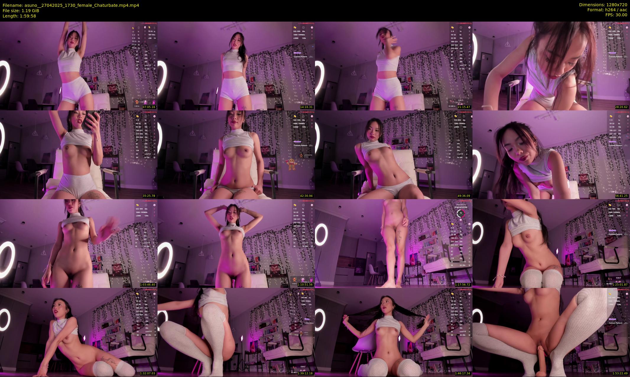asuno_ — 120 minute Chaturbate female cam show recording, 720p, Apr 27, 2025