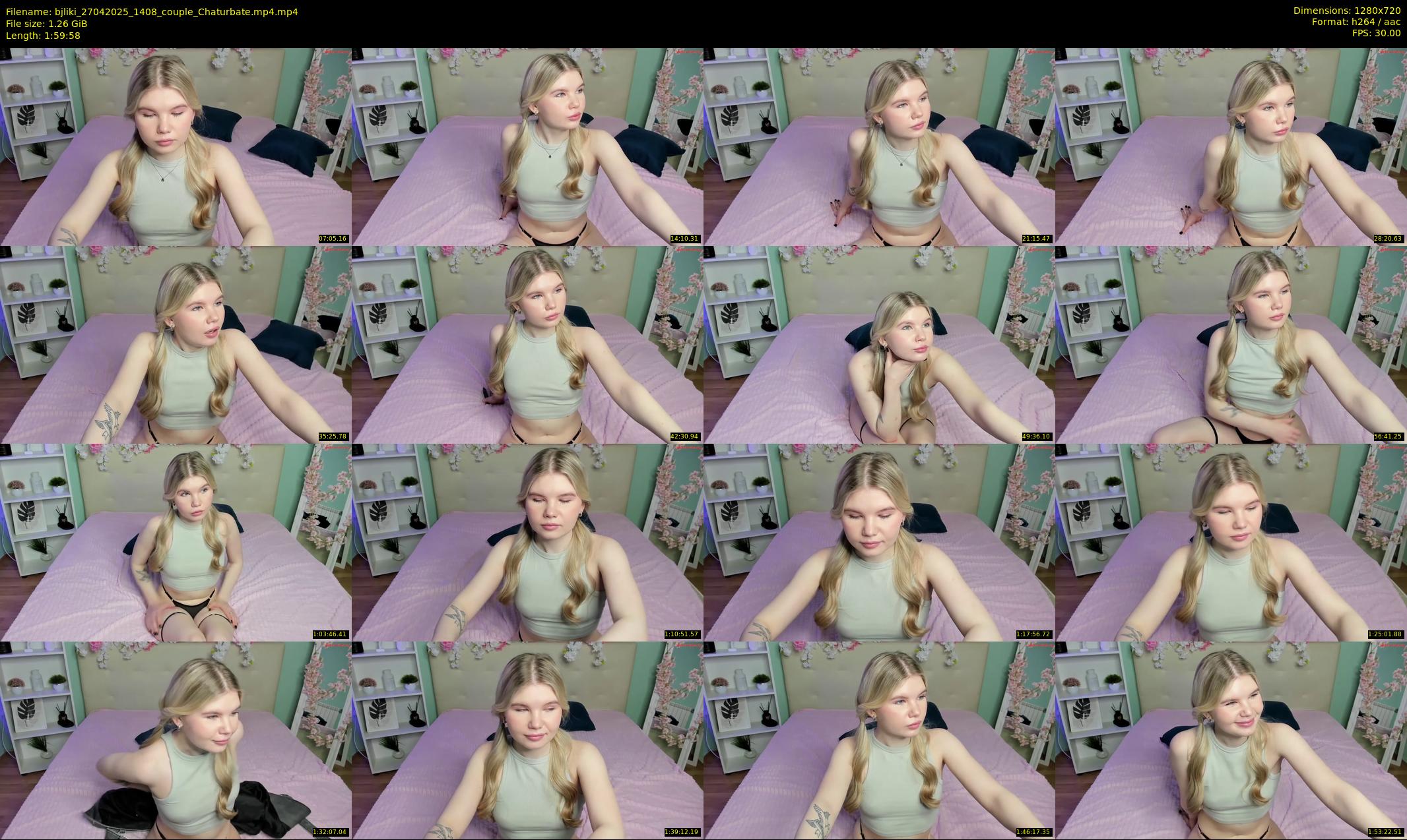 bjliki — 120 minute Chaturbate couple cam show recording, 720p, Apr 27, 2025