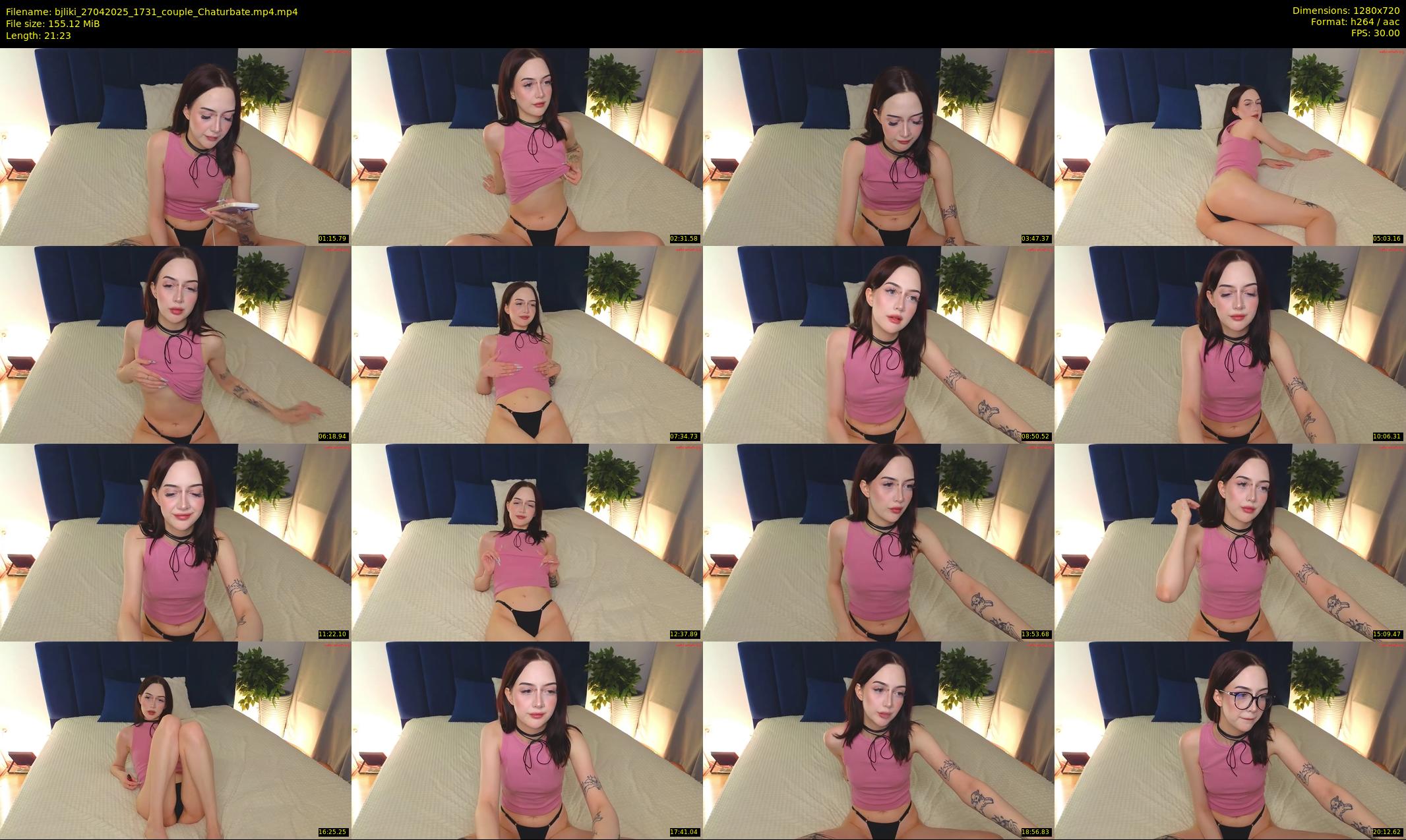 bjliki — 22 minute Chaturbate couple cam show recording, 720p, Apr 27, 2025