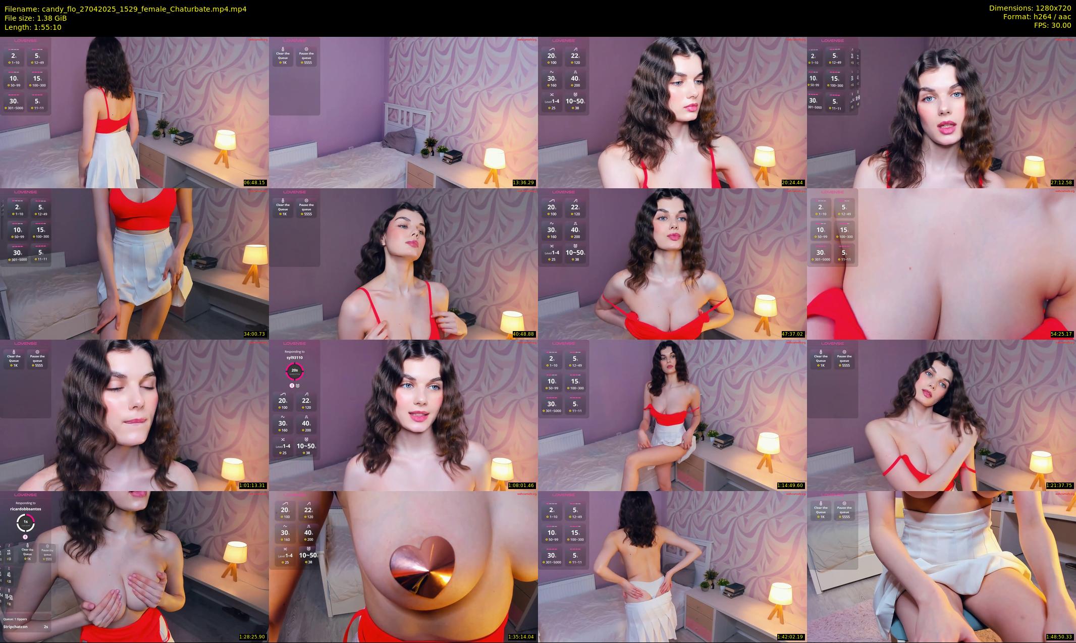 candy_flo — 116 minute Chaturbate female cam show recording, 720p, Apr 27, 2025