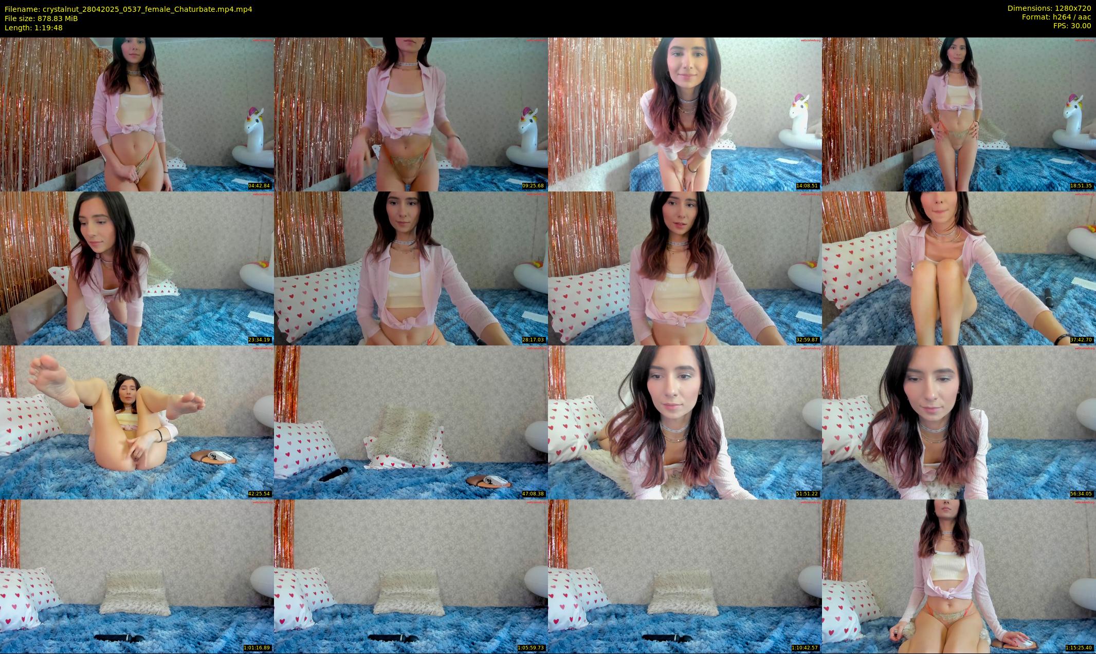 crystalnut — 80 minute Chaturbate female cam show recording, 720p, Apr 28, 2025