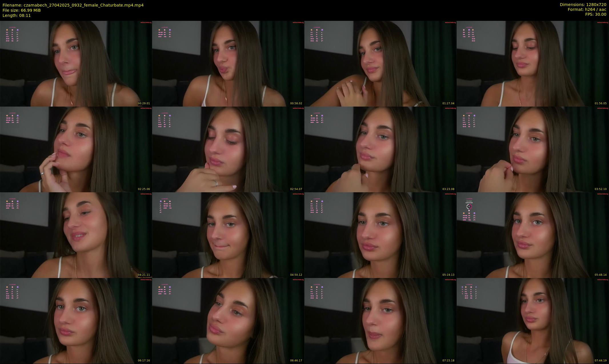 czamabech — 9 minute Chaturbate female cam show recording, 720p, Apr 27, 2025