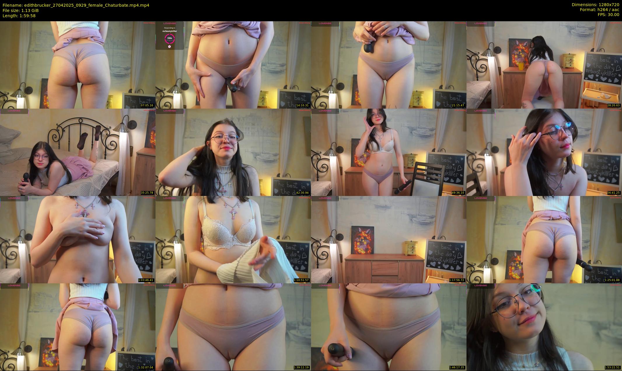 edithbrucker — 120 minute Chaturbate female cam show recording, 720p, Apr 27, 2025