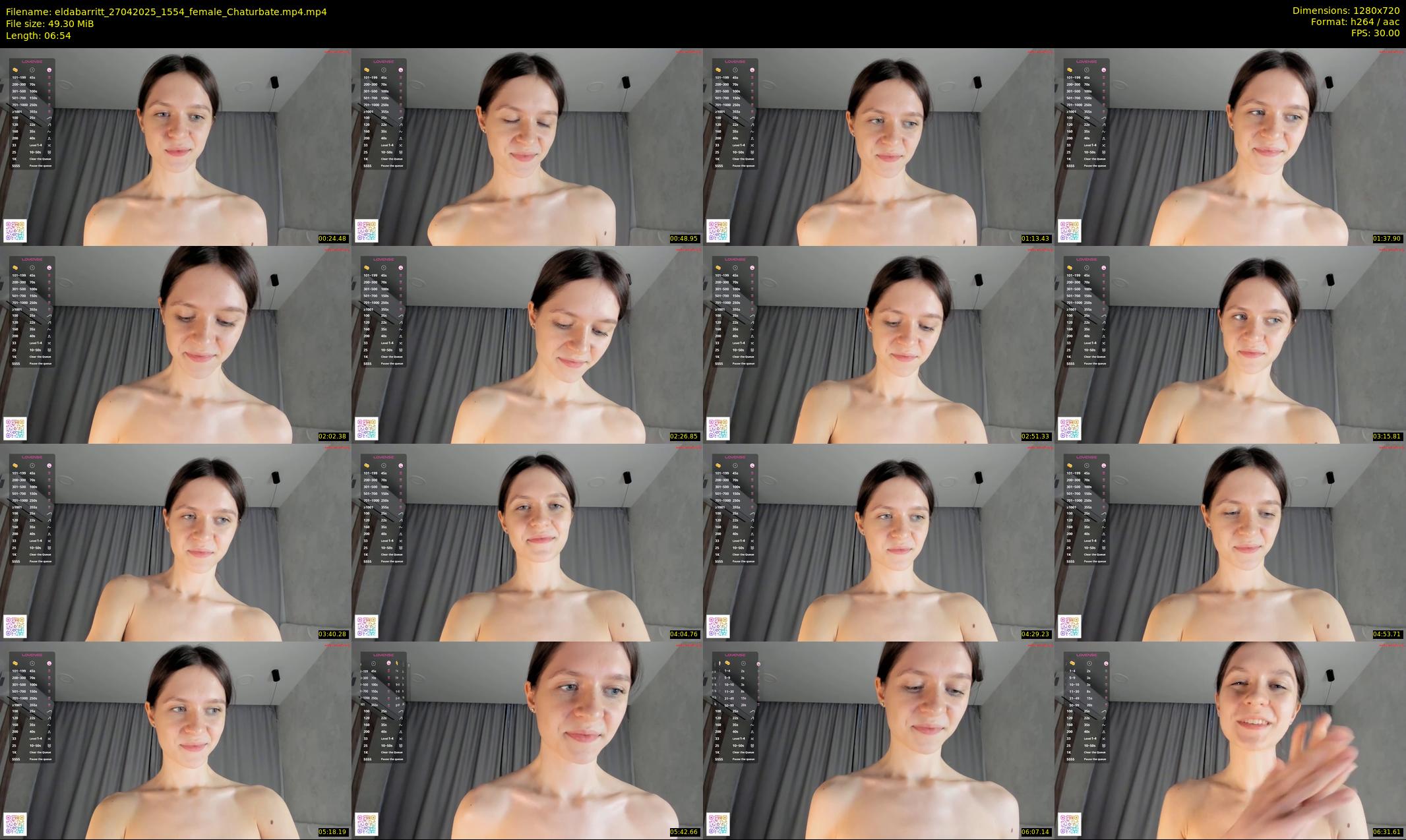 eldabarritt — 7 minute Chaturbate female cam show recording, 720p, Apr 27, 2025