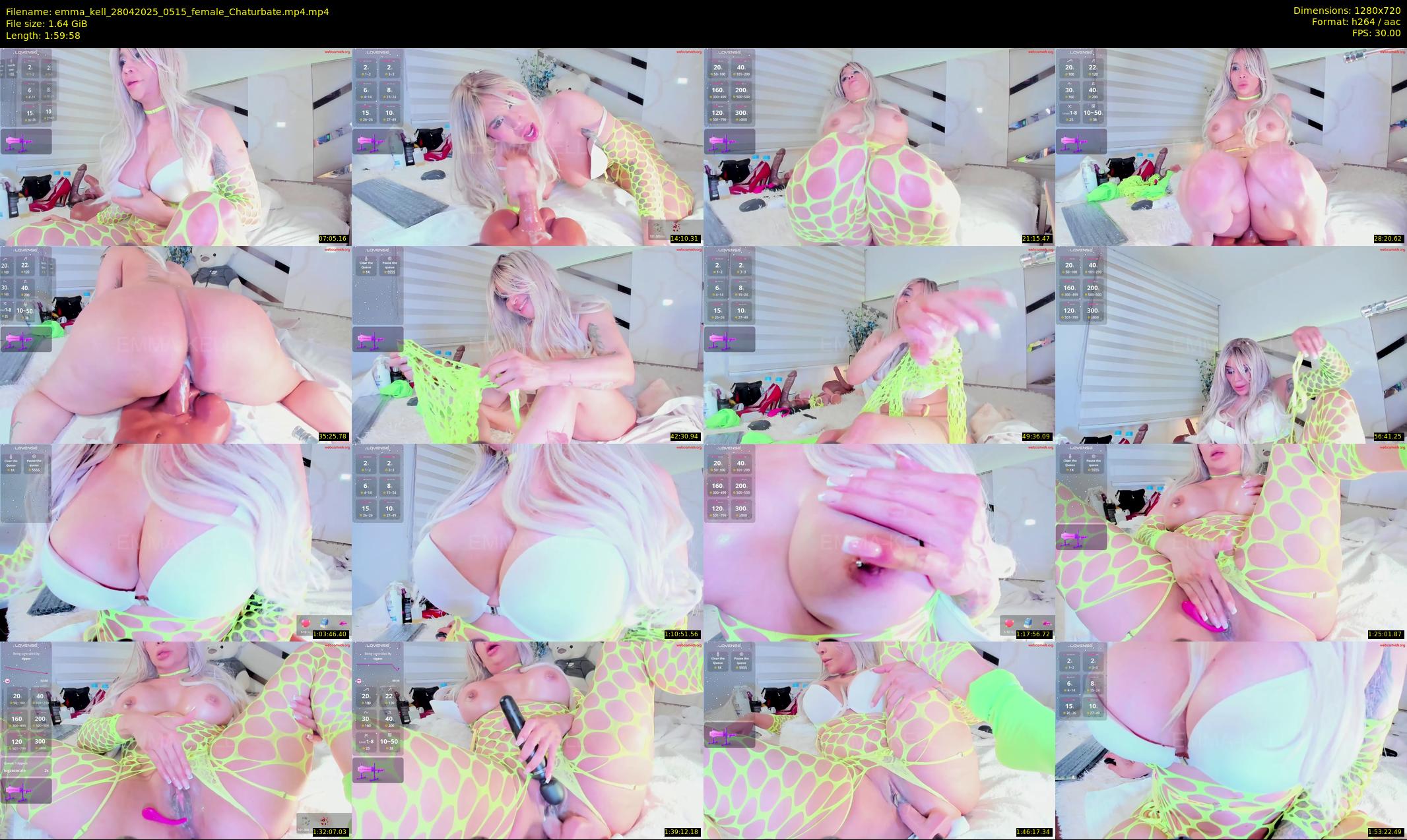 emma_kell — 120 minute Chaturbate female cam show recording, 720p, Apr 28, 2025