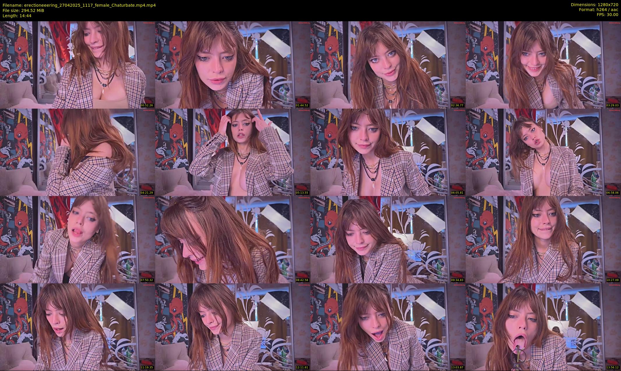 erectioneeering — 15 minute Chaturbate female cam show recording, 720p, Apr 27, 2025