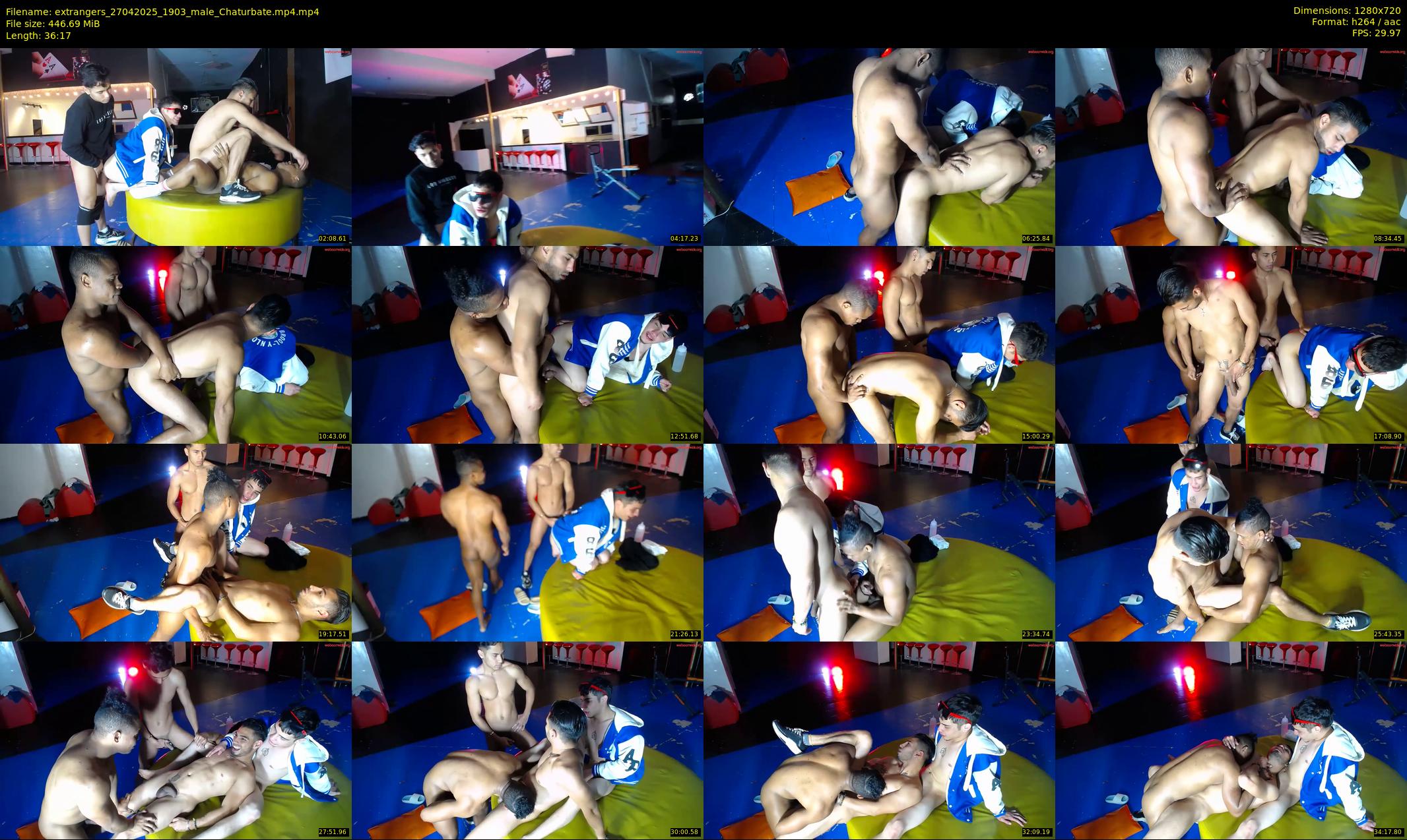 extrangers — 37 minute Chaturbate male cam show recording, 720p, Apr 27, 2025