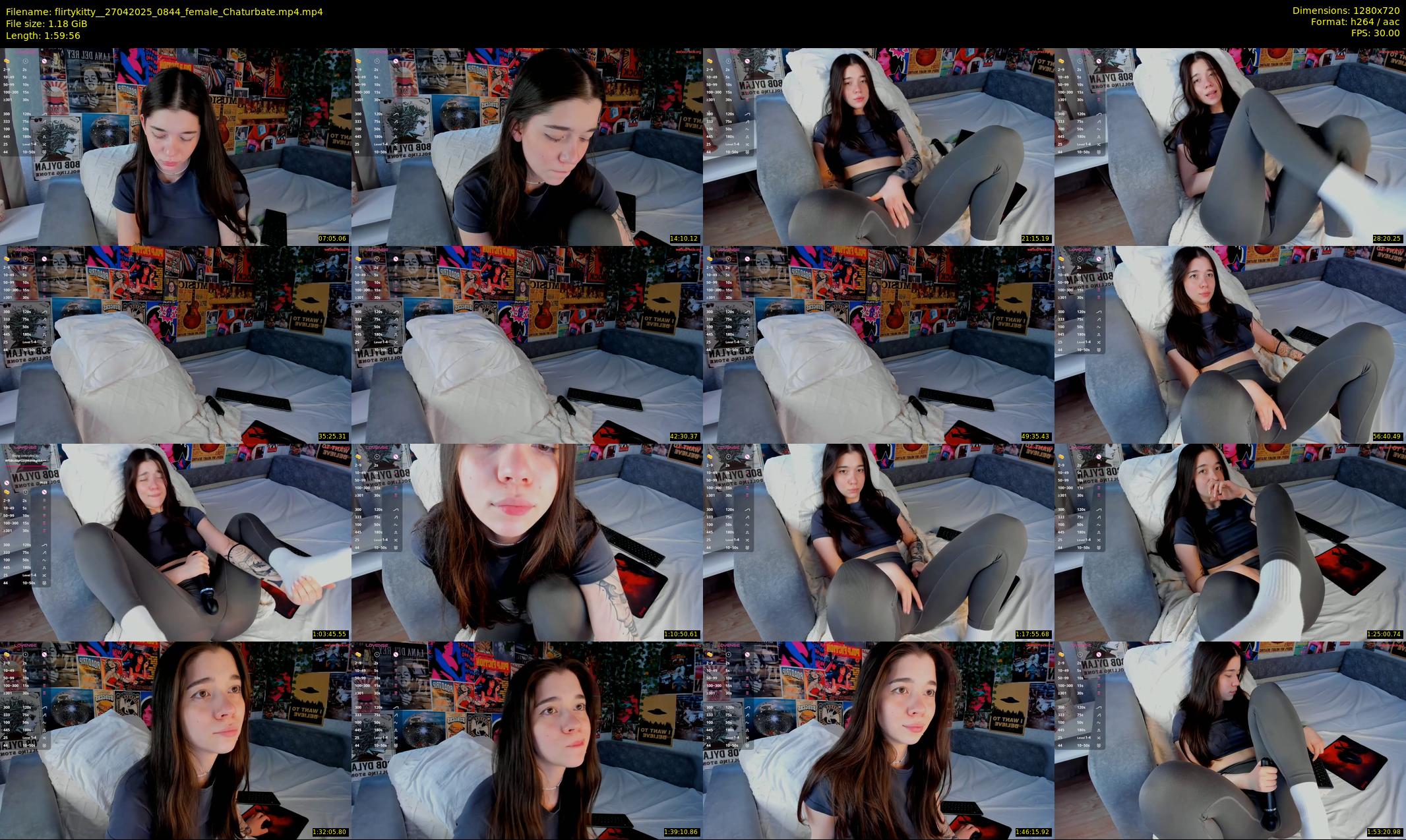 flirtykitty_ — 120 minute Chaturbate female cam show recording, 720p, Apr 27, 2025