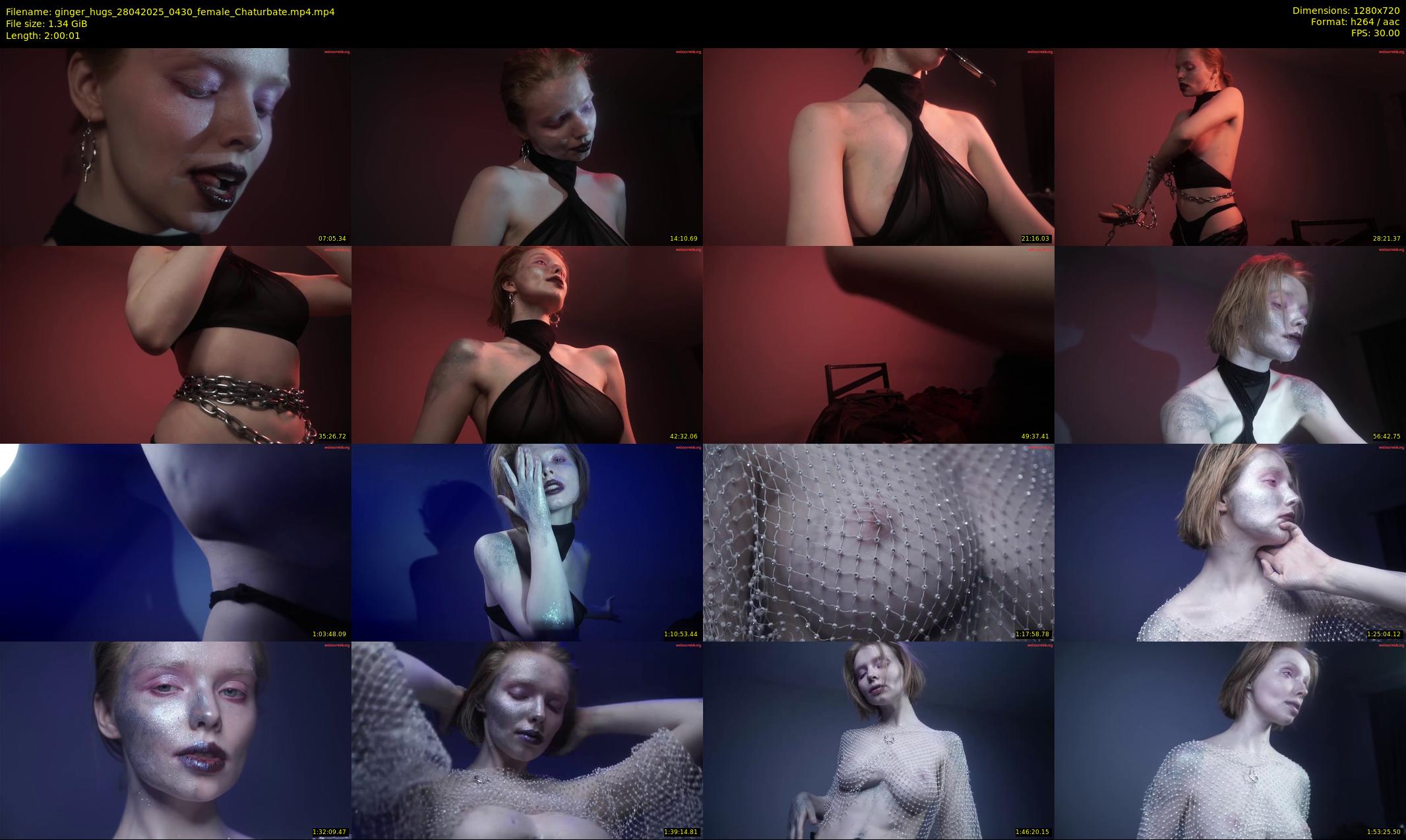 ginger_hugs — 121 minute Chaturbate female cam show recording, 720p, Apr 28, 2025