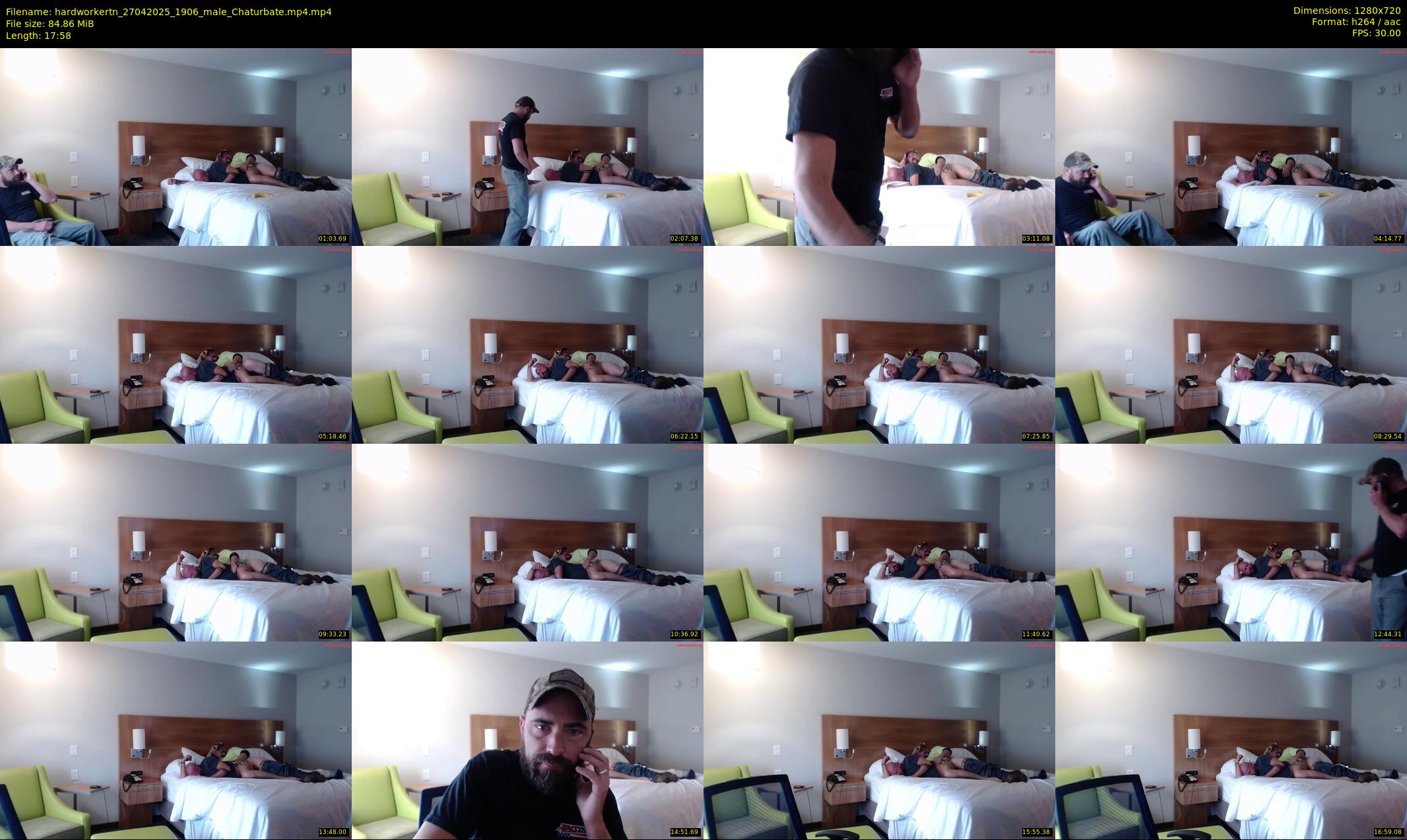 hardworkertn — 18 minute Chaturbate male cam show recording, 720p, Apr 27, 2025