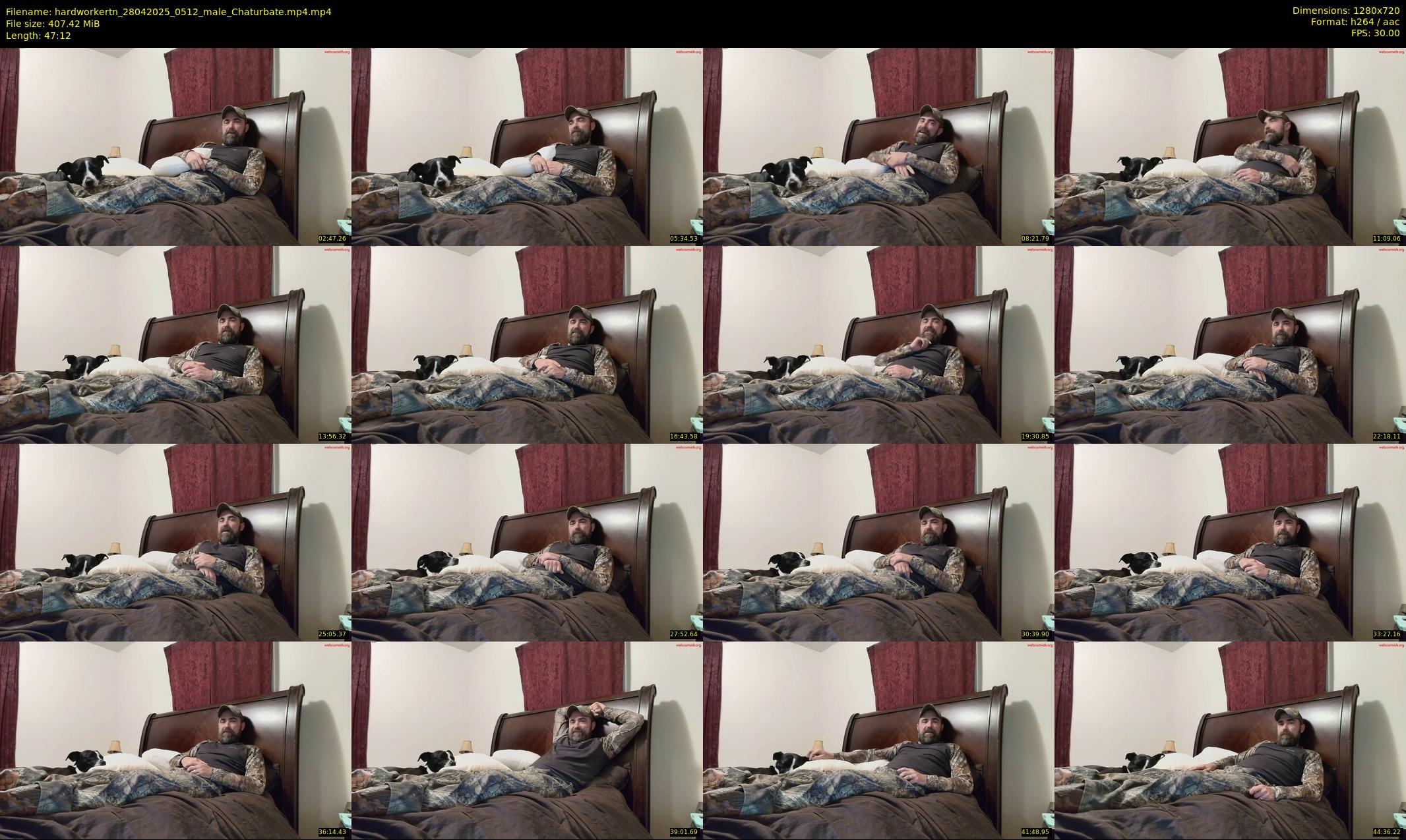 hardworkertn — 48 minute Chaturbate male cam show recording, 720p, Apr 28, 2025