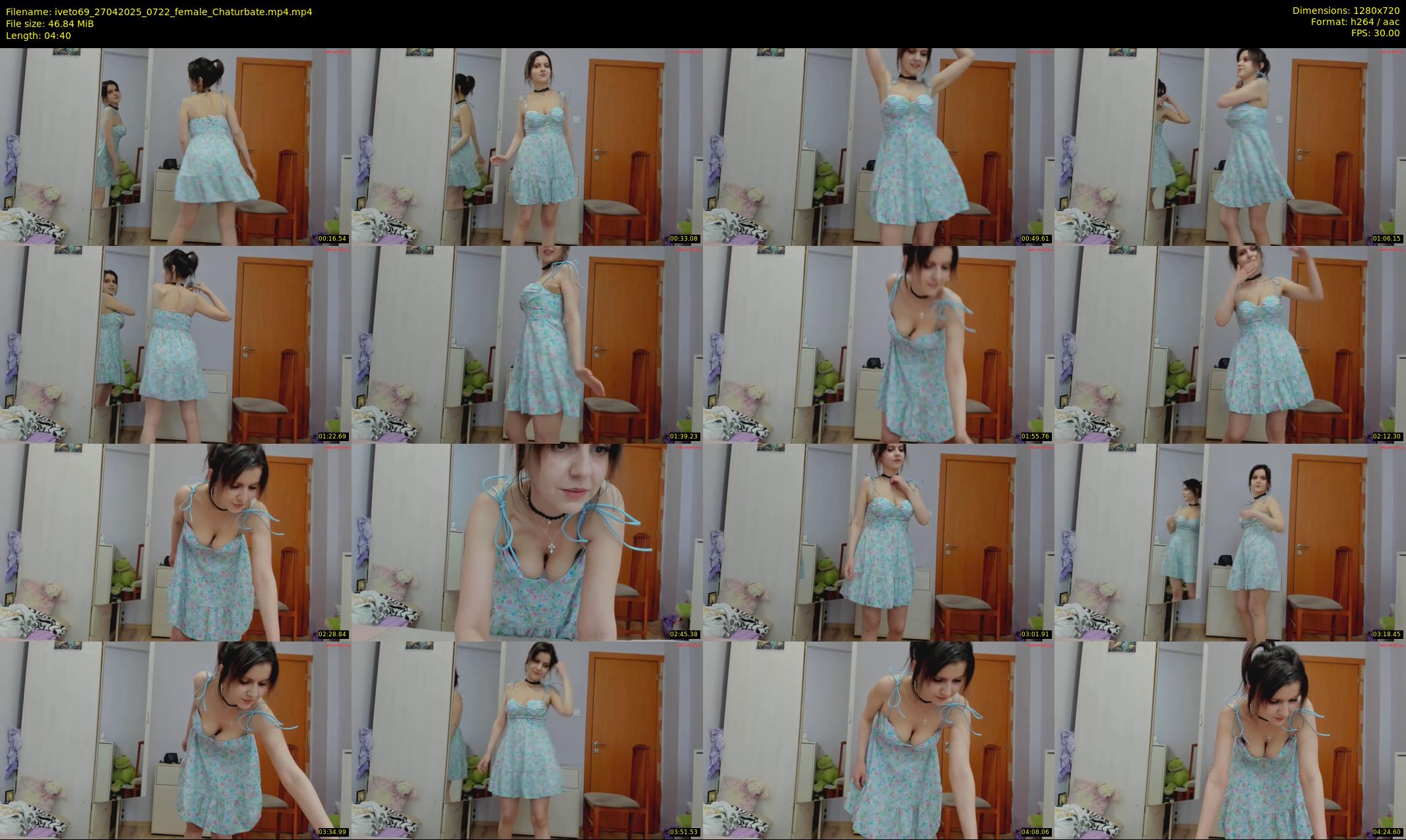 iveto69 — 5 minute Chaturbate female cam show recording, 720p, Apr 27, 2025