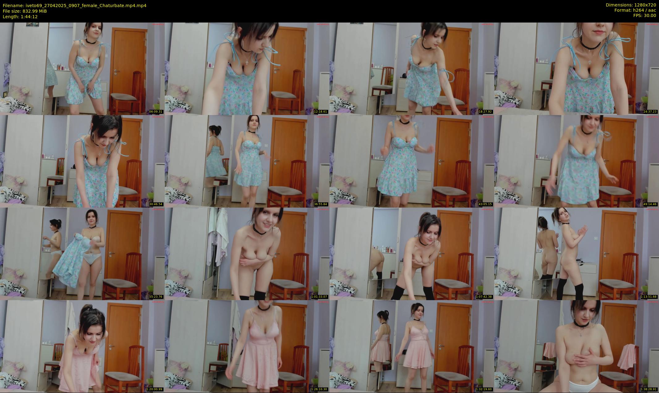 iveto69 — 105 minute Chaturbate female cam show recording, 720p, Apr 27, 2025