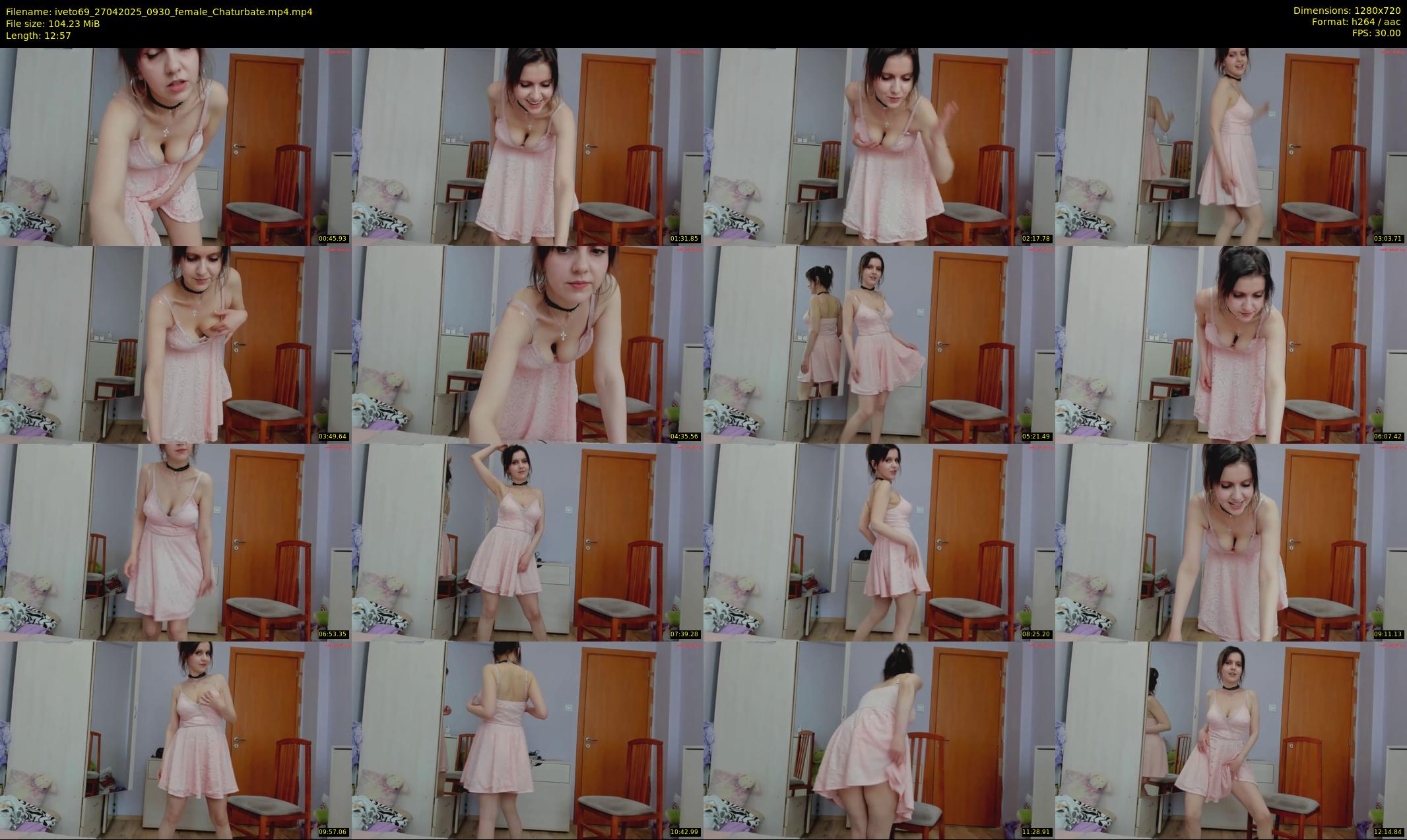 iveto69 — 13 minute Chaturbate female cam show recording, 720p, Apr 27, 2025