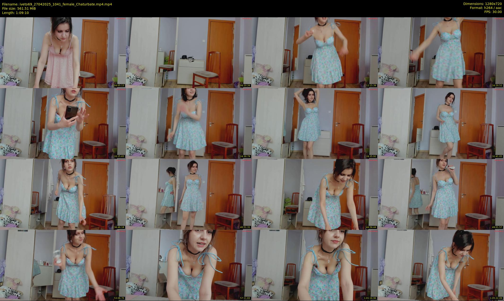 iveto69 — 70 minute Chaturbate female cam show recording, 720p, Apr 27, 2025