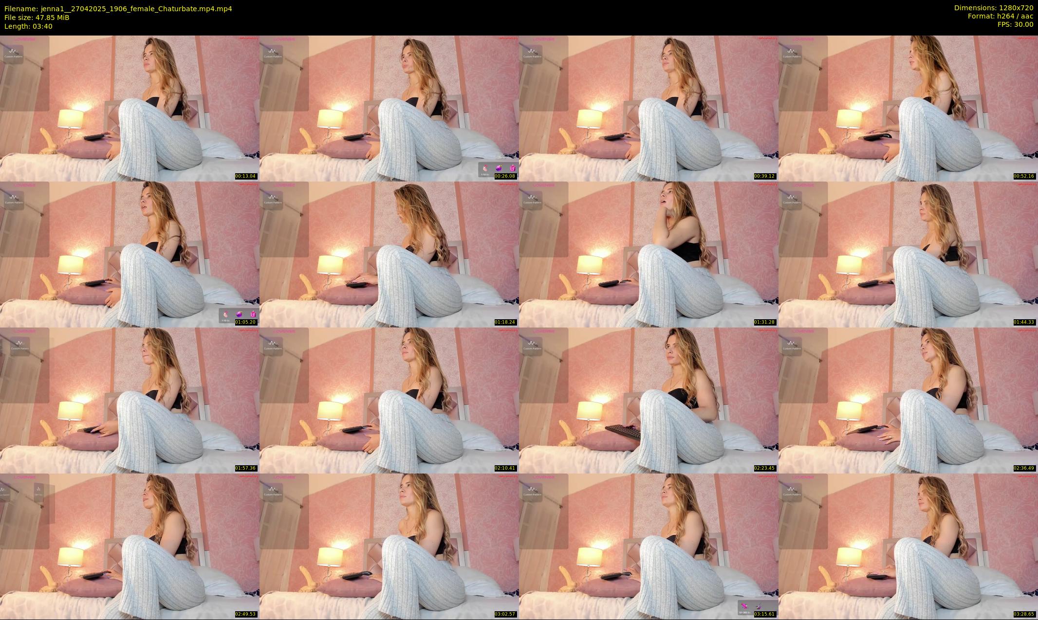 jenna1_ — 4 minute Chaturbate female cam show recording, 720p, Apr 27, 2025