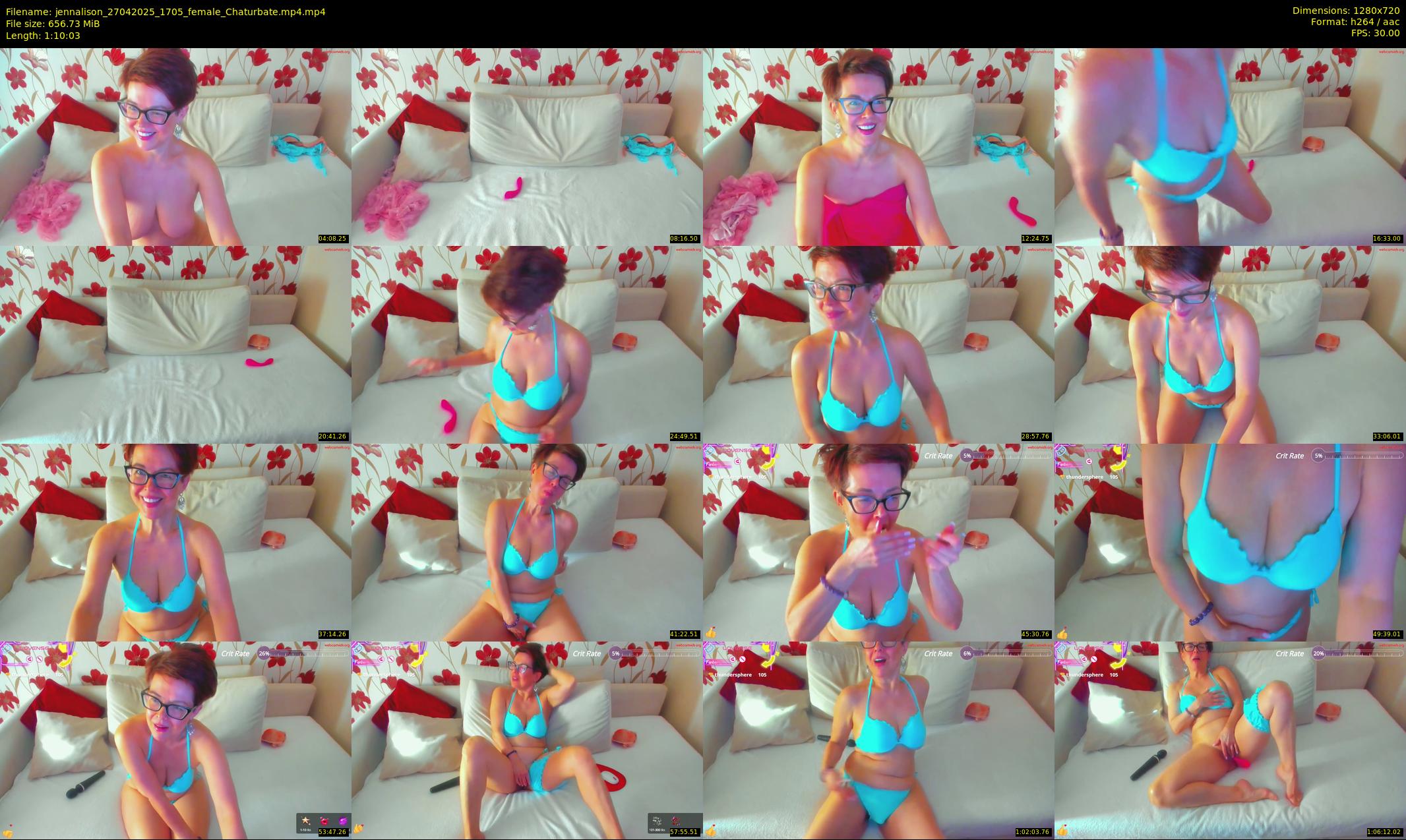 jennalison — 71 minute Chaturbate female cam show recording, 720p, Apr 27, 2025