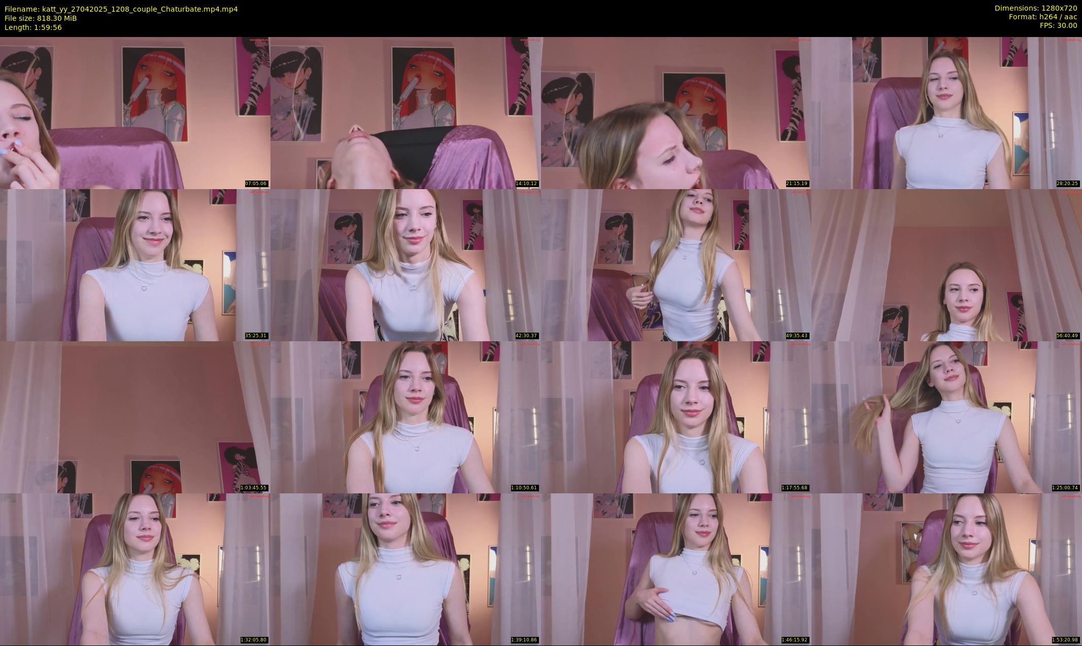 katt_yy — 120 minute Chaturbate female cam show recording, 720p, Apr 27, 2025