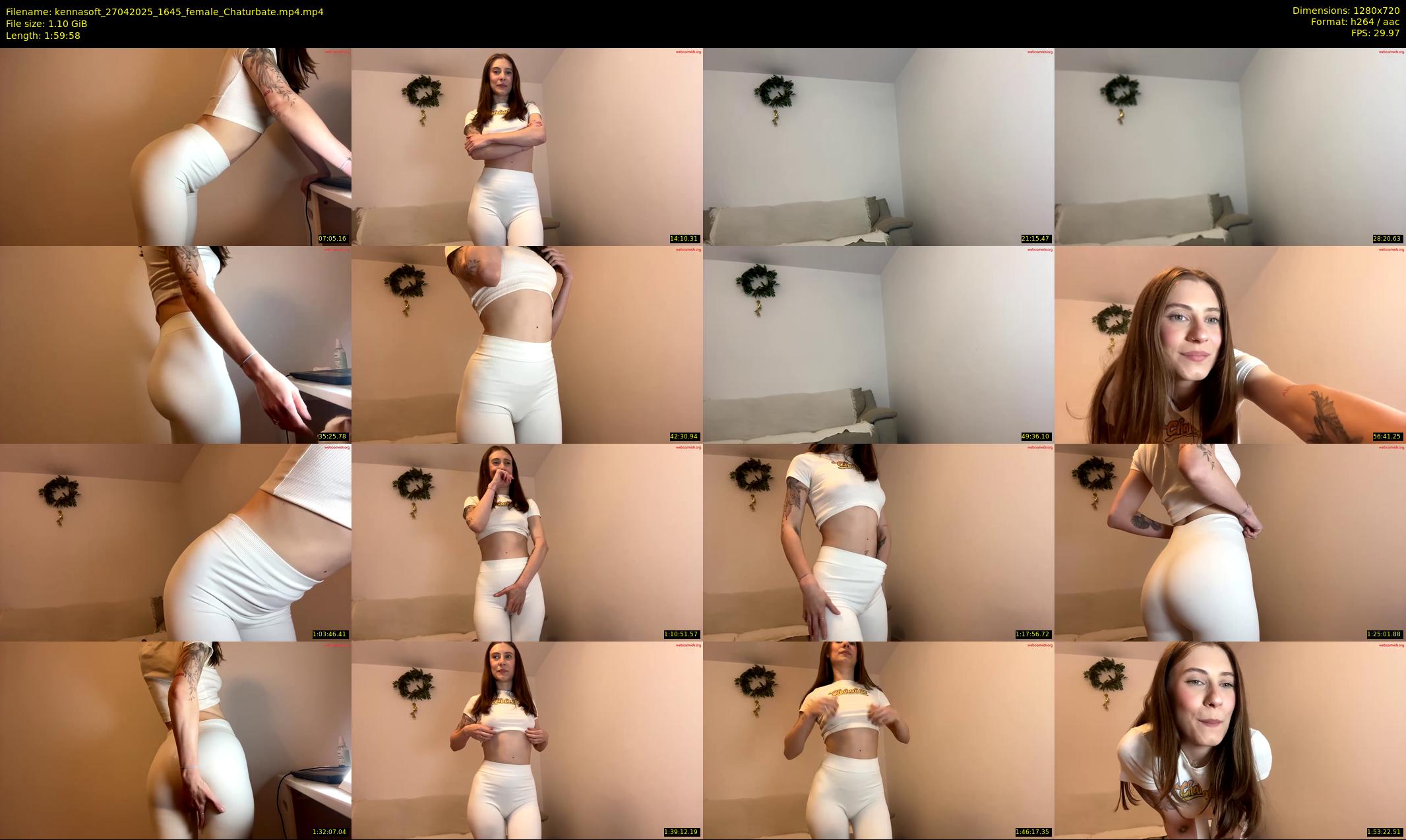 kennasoft — 120 minute Chaturbate female cam show recording, 720p, Apr 27, 2025
