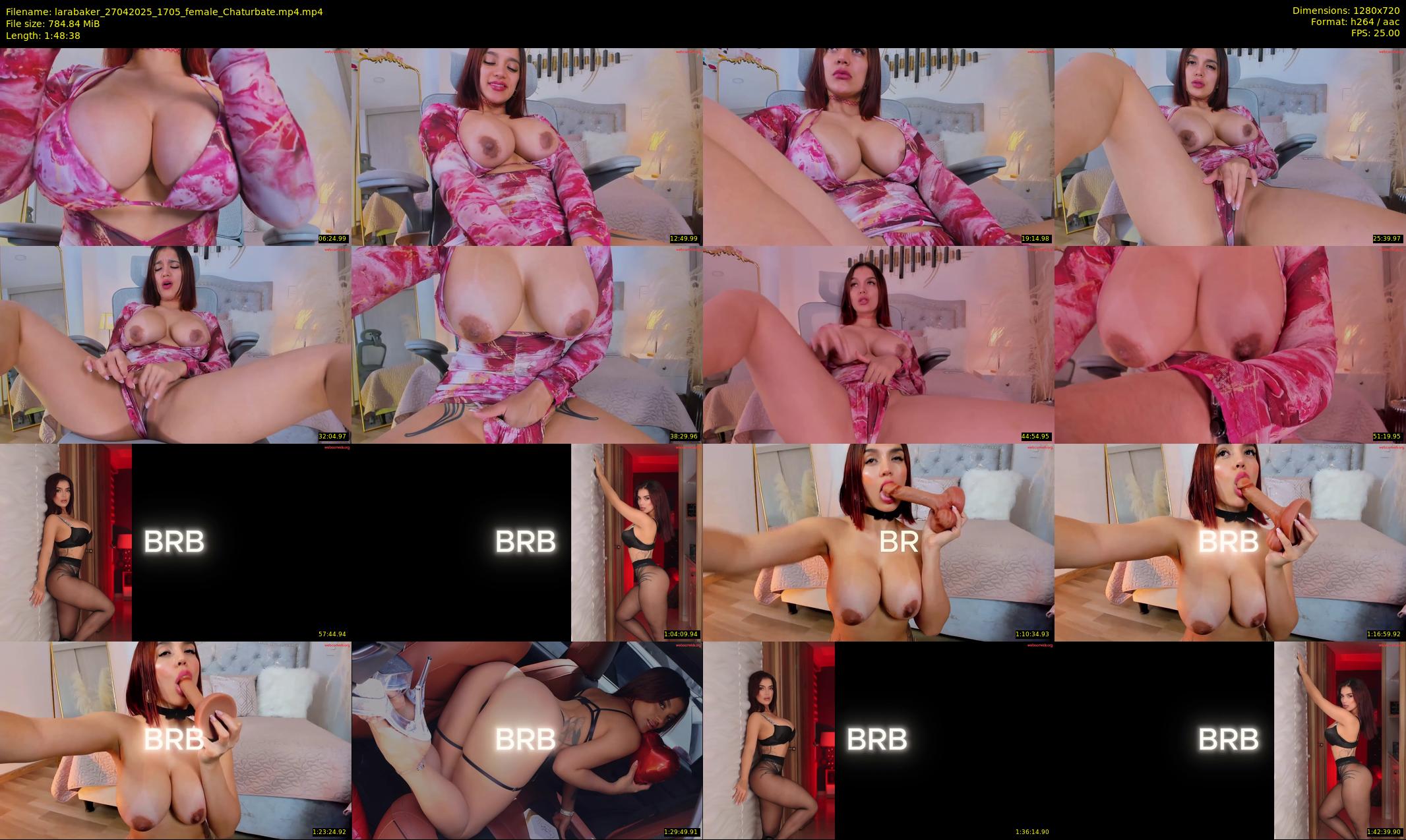 larabaker — 109 minute Chaturbate female cam show recording, 720p, Apr 27, 2025