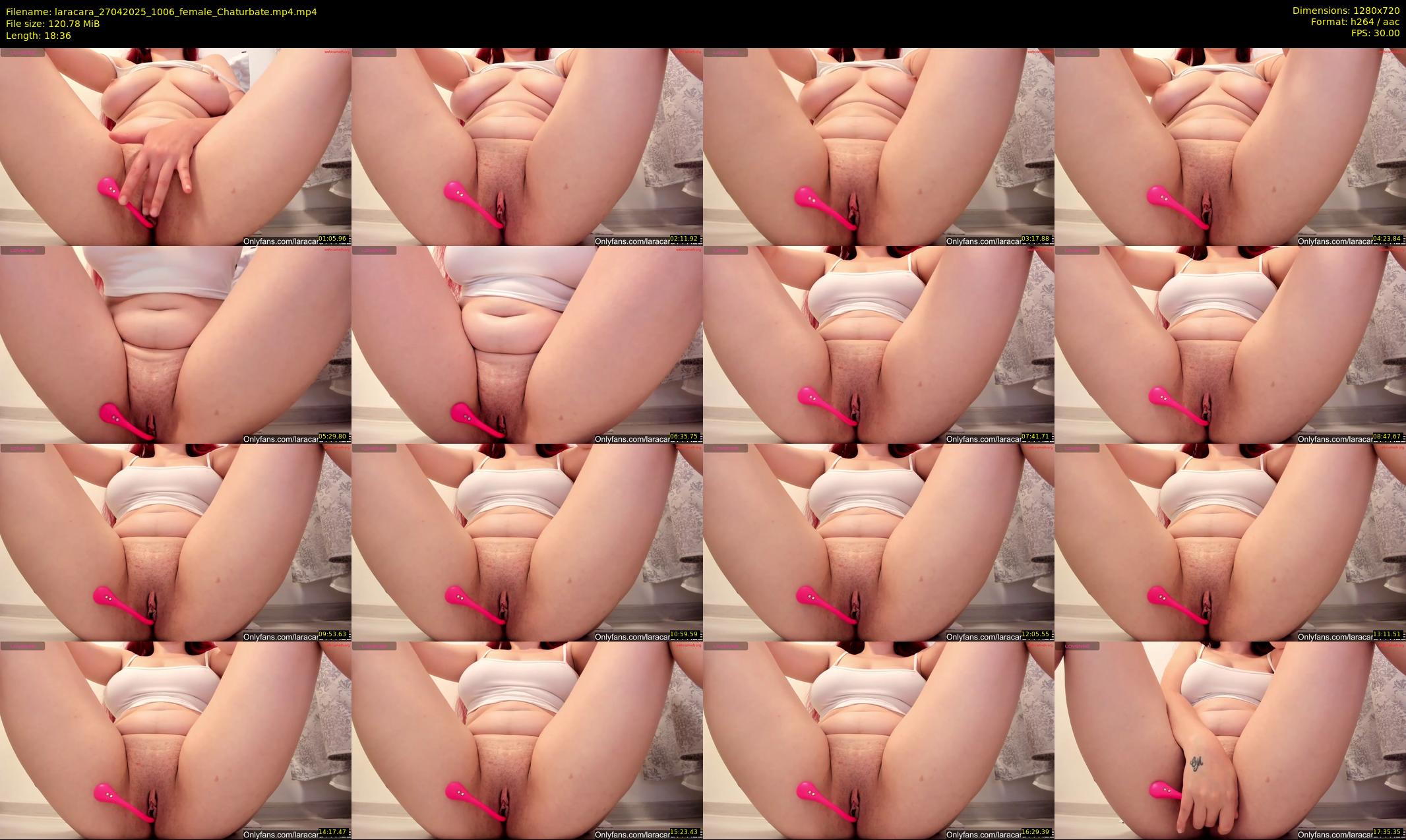 laracara — 19 minute Chaturbate female cam show recording, 720p, Apr 27, 2025