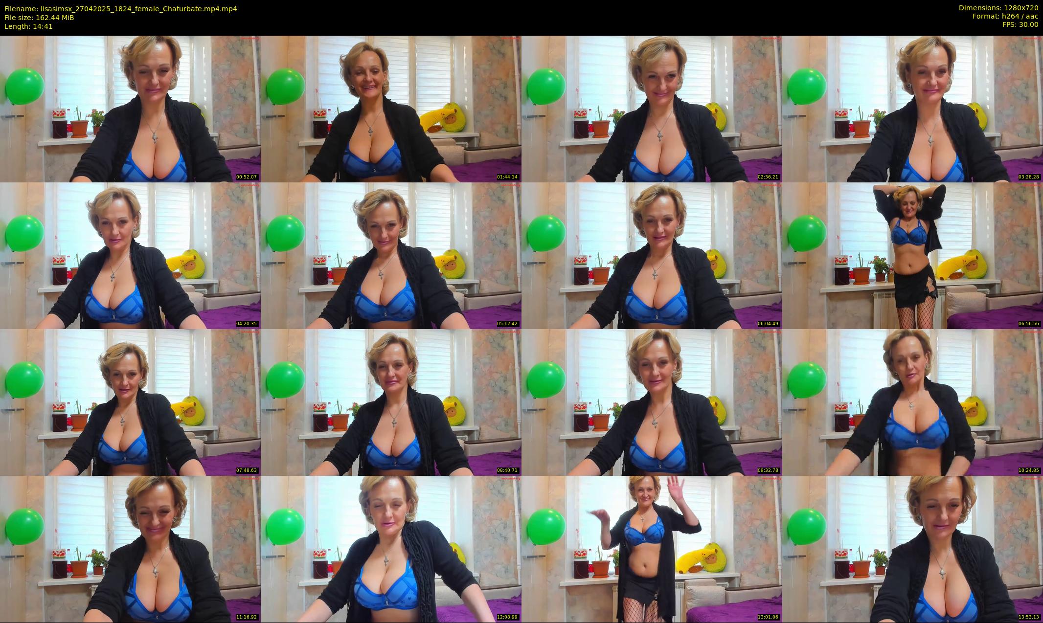 lisasimsx — 15 minute Chaturbate female cam show recording, 720p, Apr 27, 2025