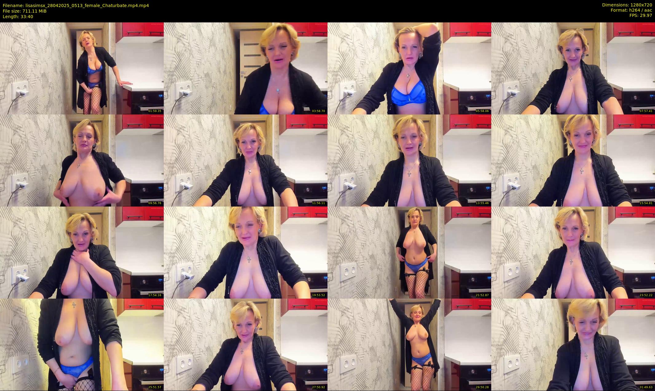 lisasimsx — 34 minute Chaturbate female cam show recording, 720p, Apr 28, 2025