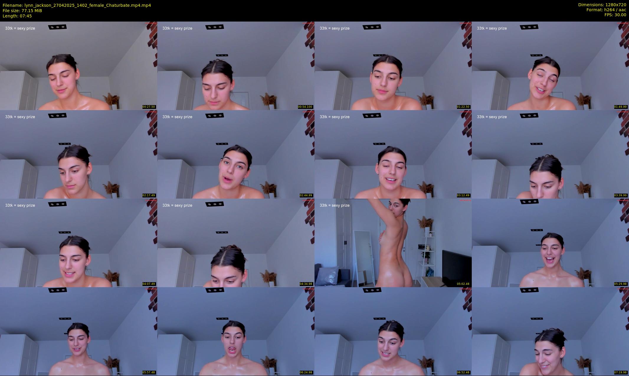 lynn_jackson — 8 minute Chaturbate female cam show recording, 720p, Apr 27, 2025
