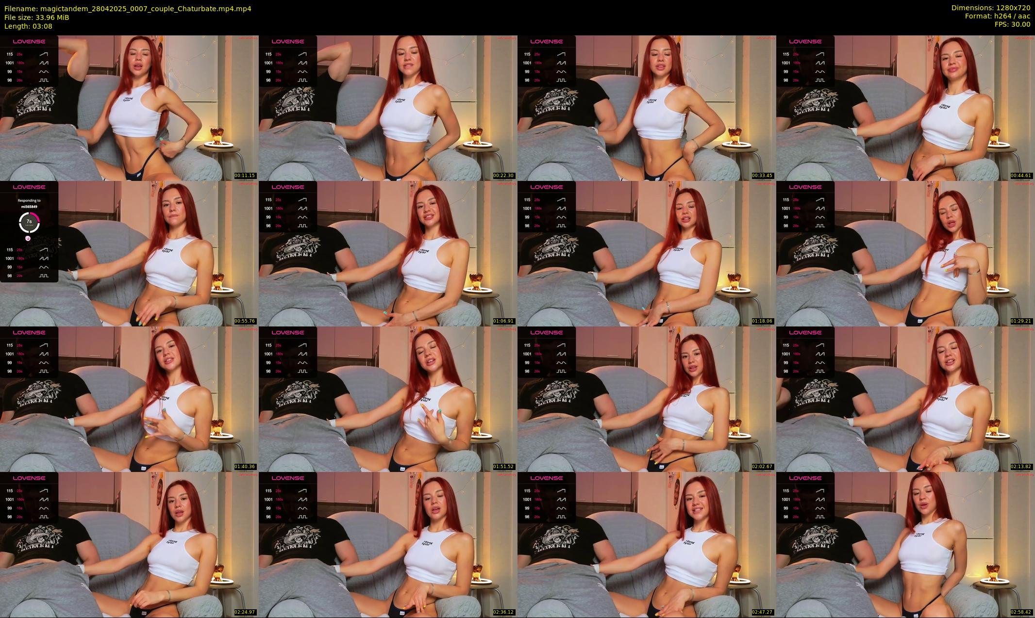 magictandem — 4 minute Chaturbate couple cam show recording, 720p, Apr 28, 2025