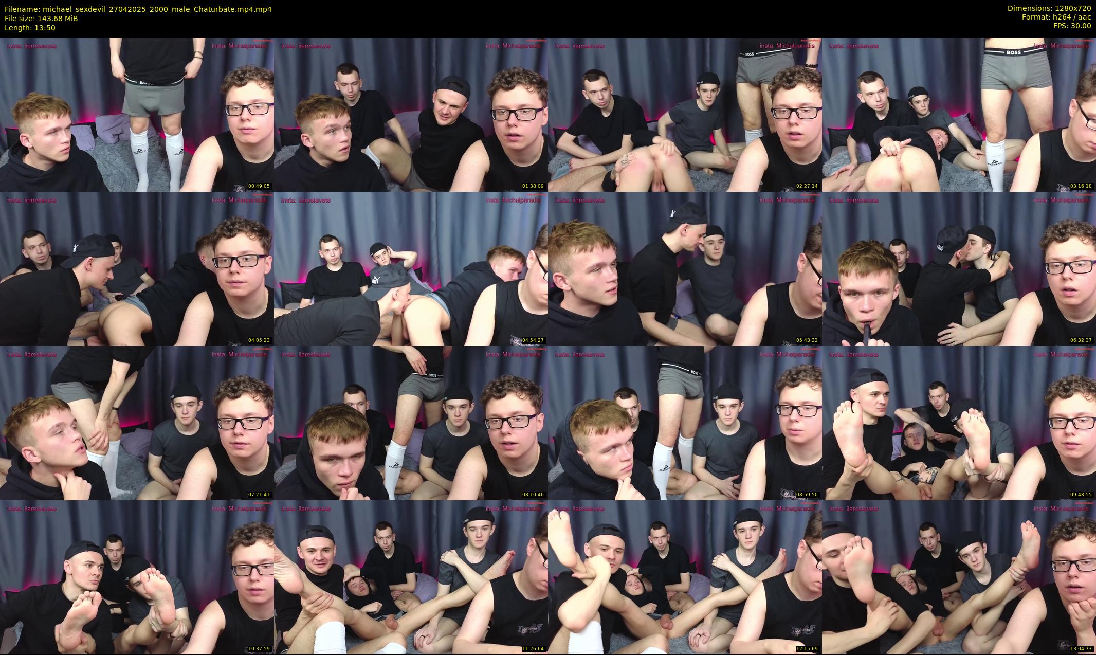 michael_sexdevil — 14 minute Chaturbate male cam show recording, 720p, Apr 27, 2025