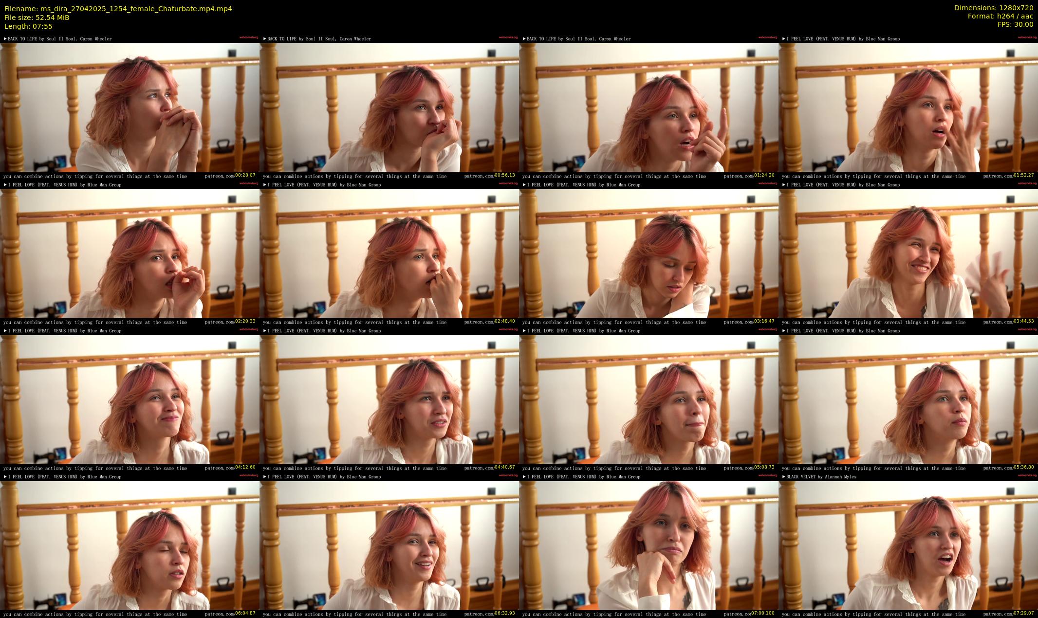 ms_dira — 8 minute Chaturbate female cam show recording, 720p, Apr 27, 2025